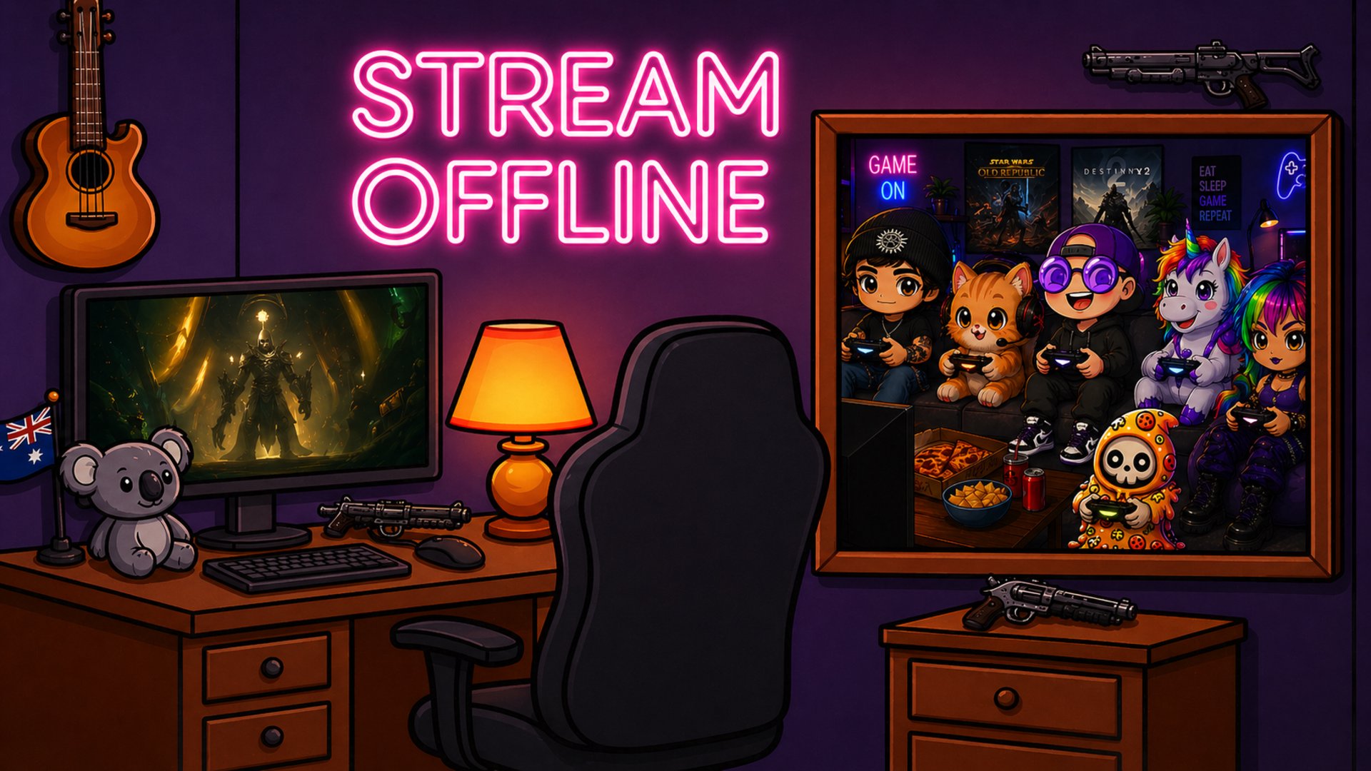 ItzIsrafel Offline Background