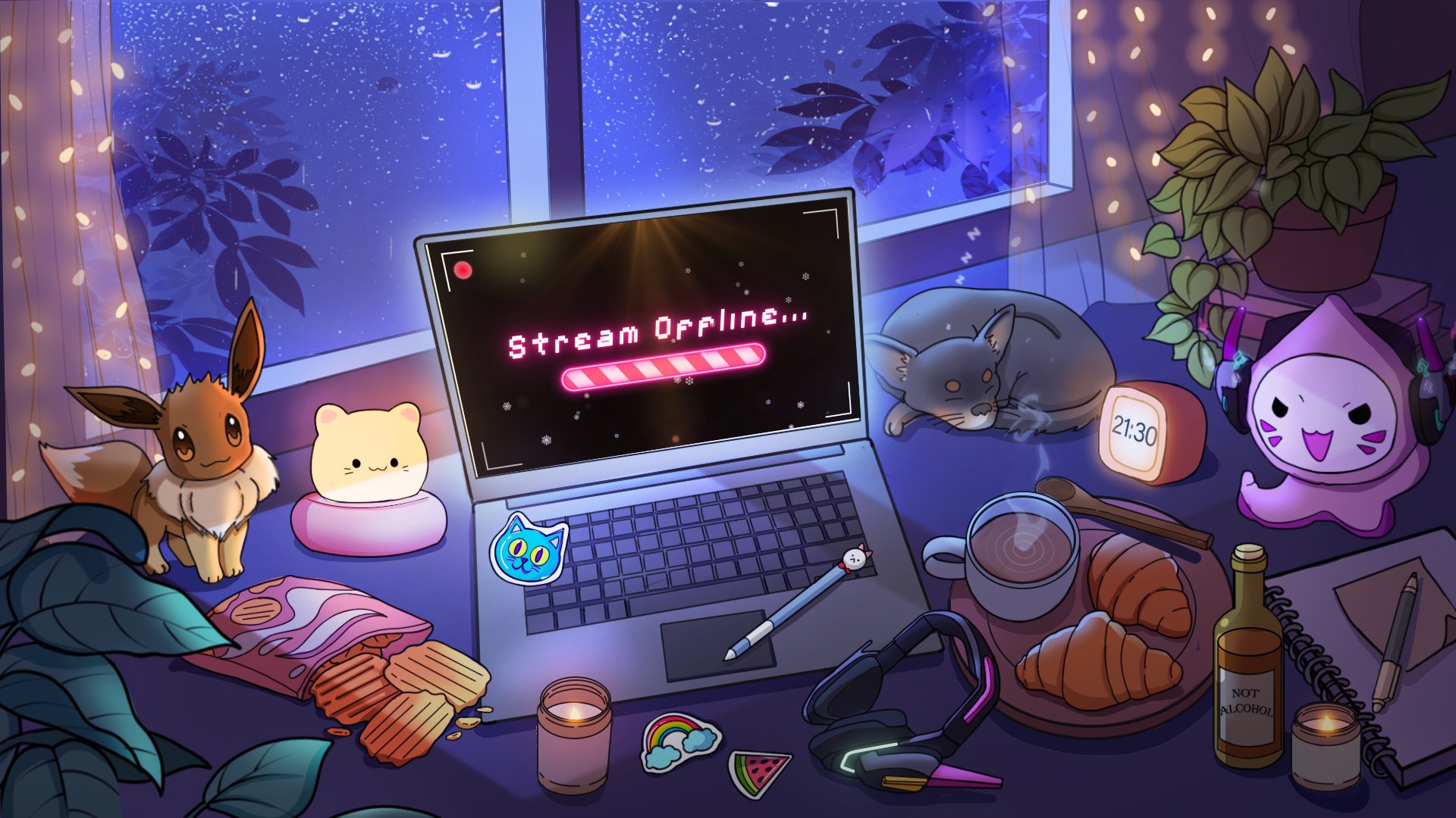 itsmeAles Offline Background