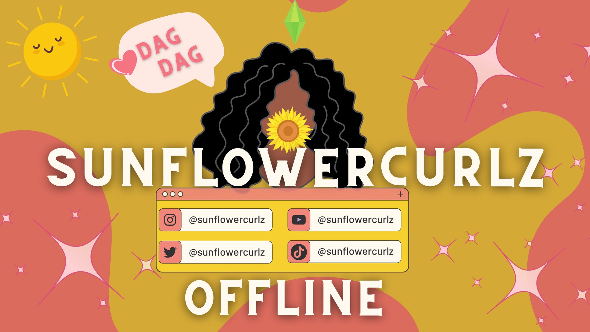 SunflowerCurlz Offline Background