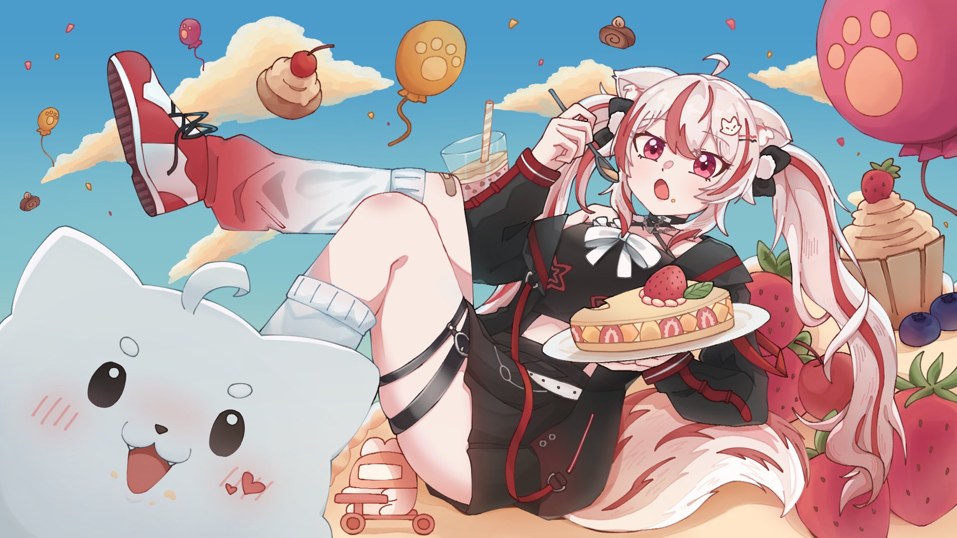 若白ルオバイ Offline Background