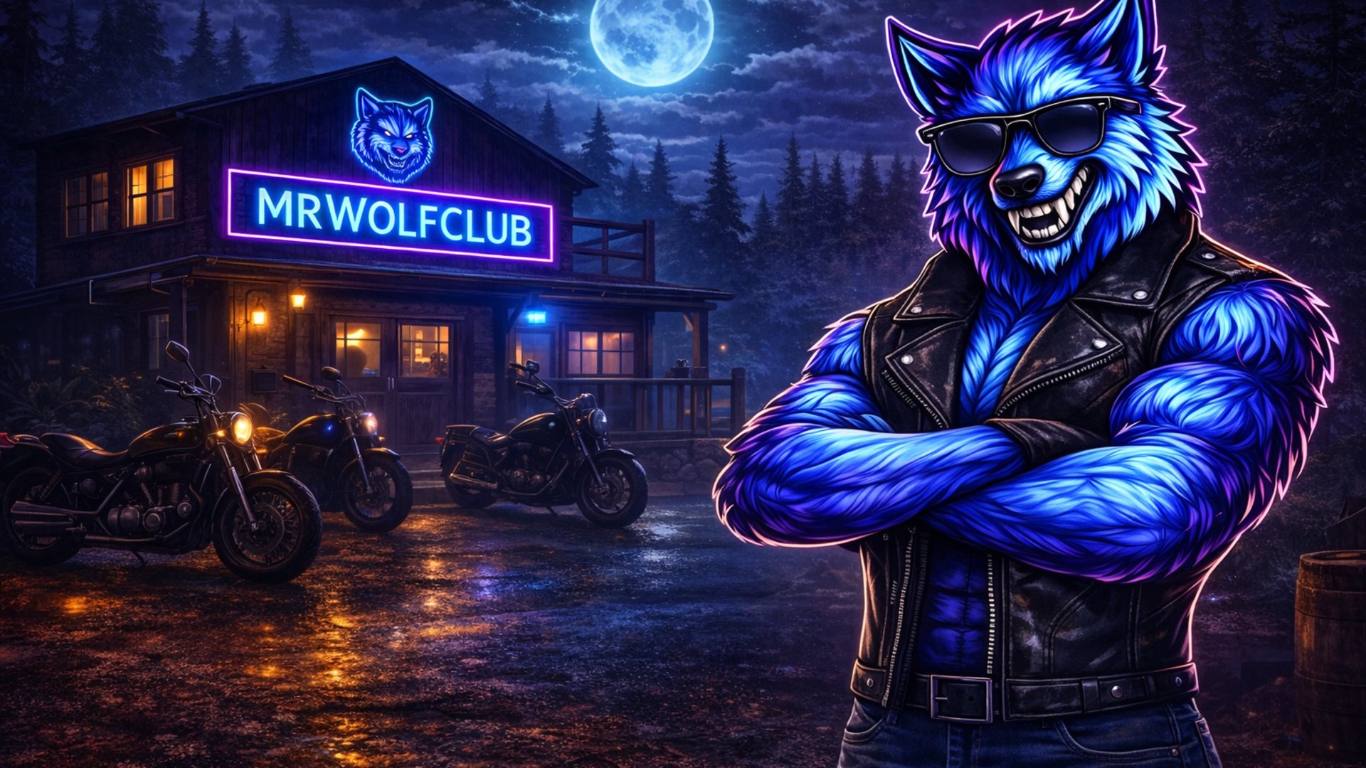 MrWolfClub Offline Background