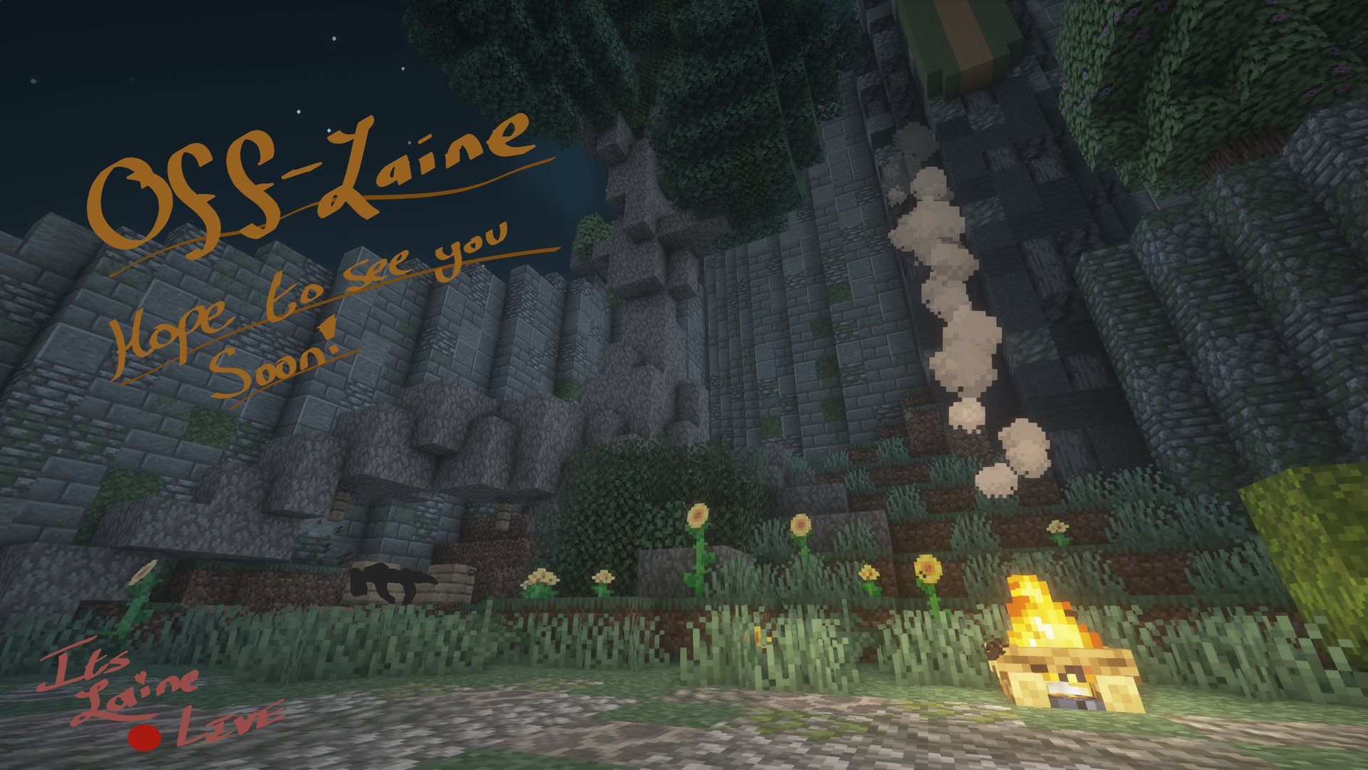 ItsLaineLive Offline Background