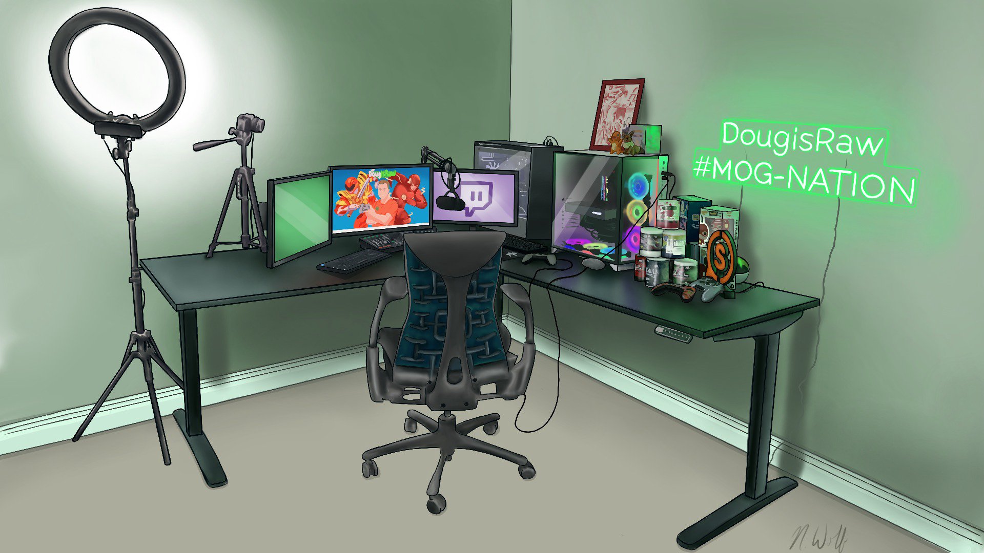 DougisRaw Offline Background
