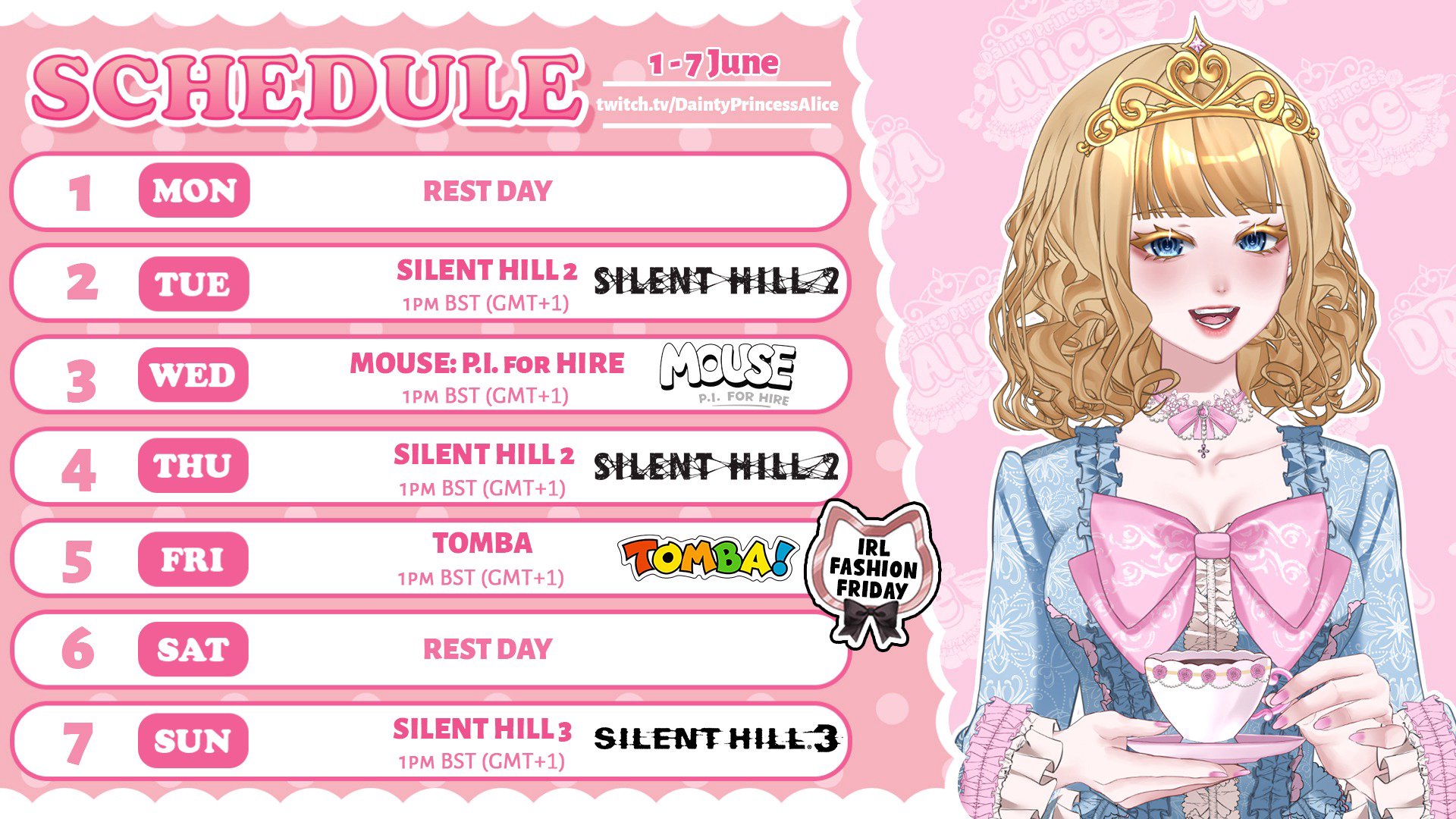 DaintyPrincessAlice Offline Background