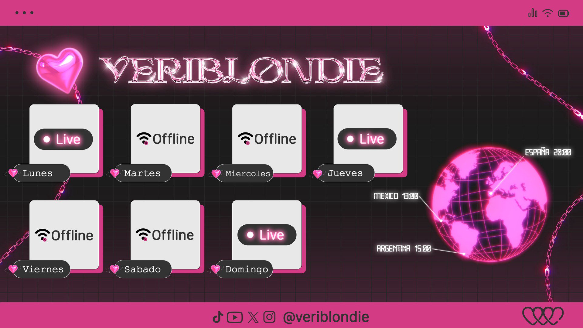 VeriBlondie Offline Background