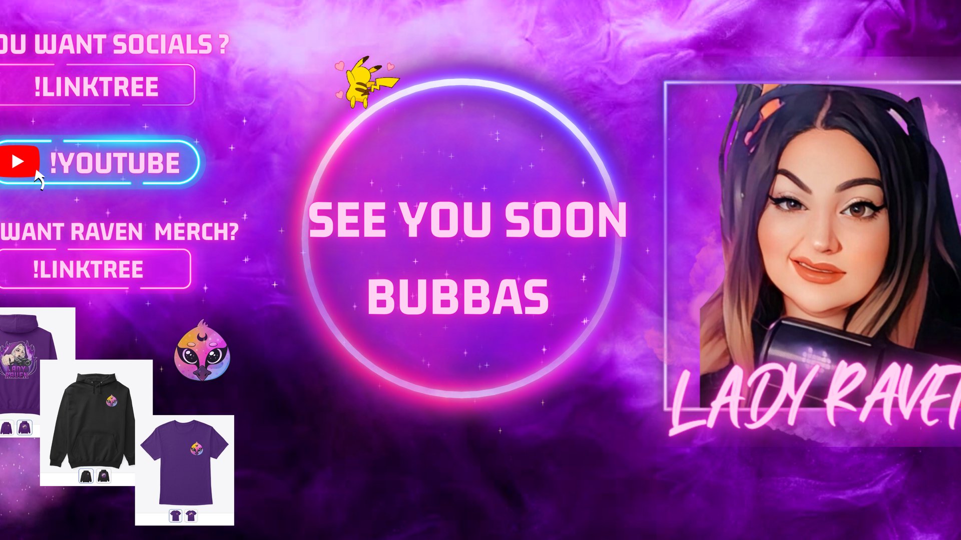 Lady__Raven Offline Background