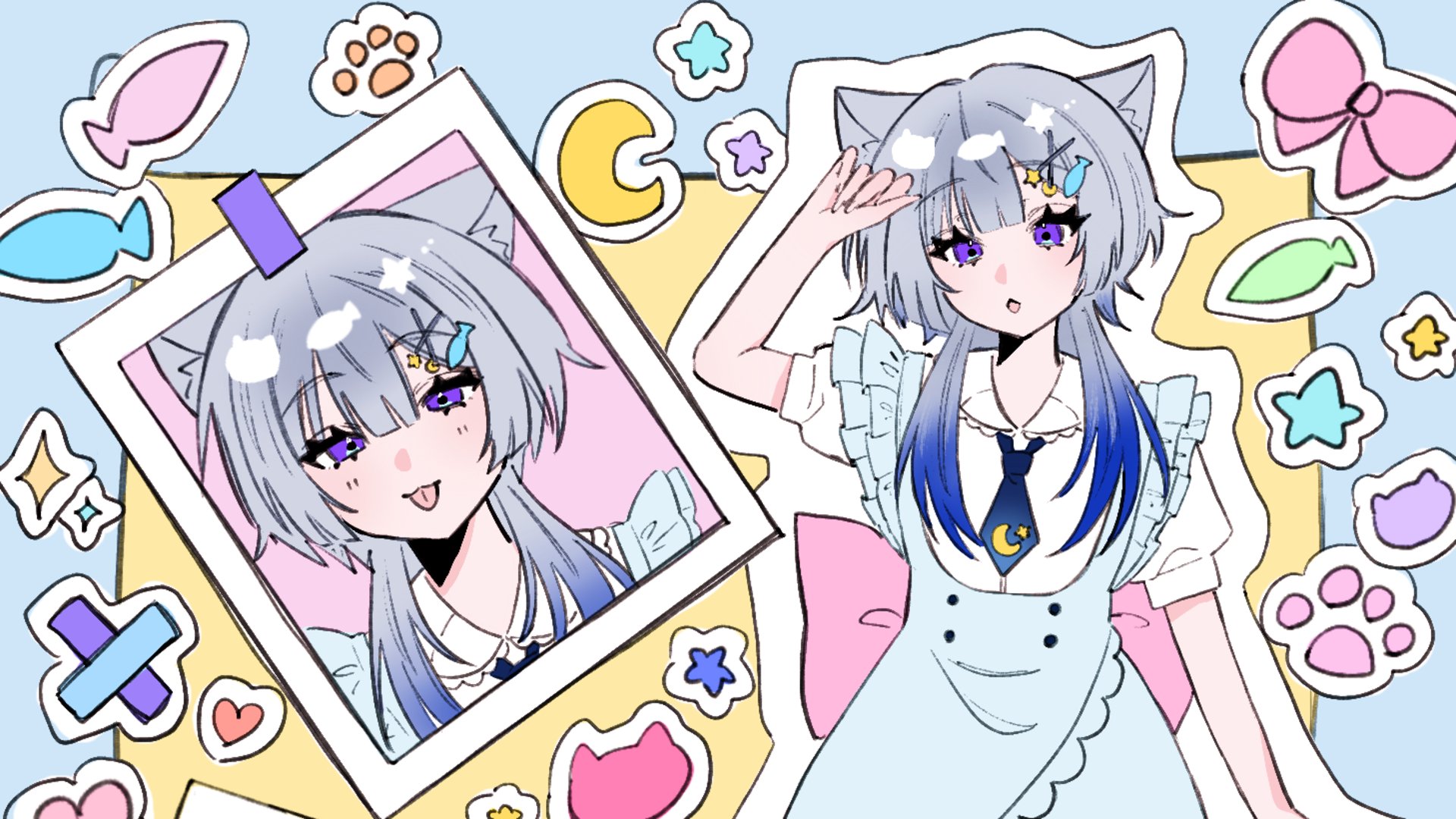 猫夜ニア Offline Background