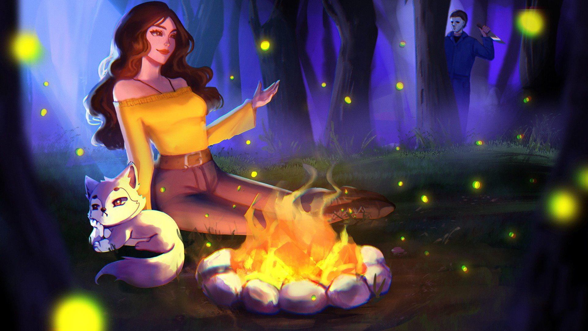 CoraAuroraa Offline Background