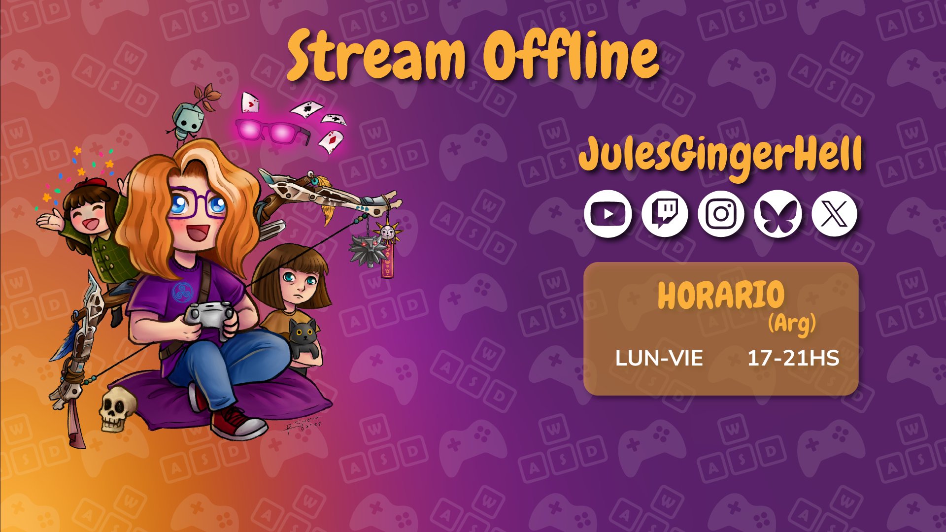 JulesGingerHell Offline Background