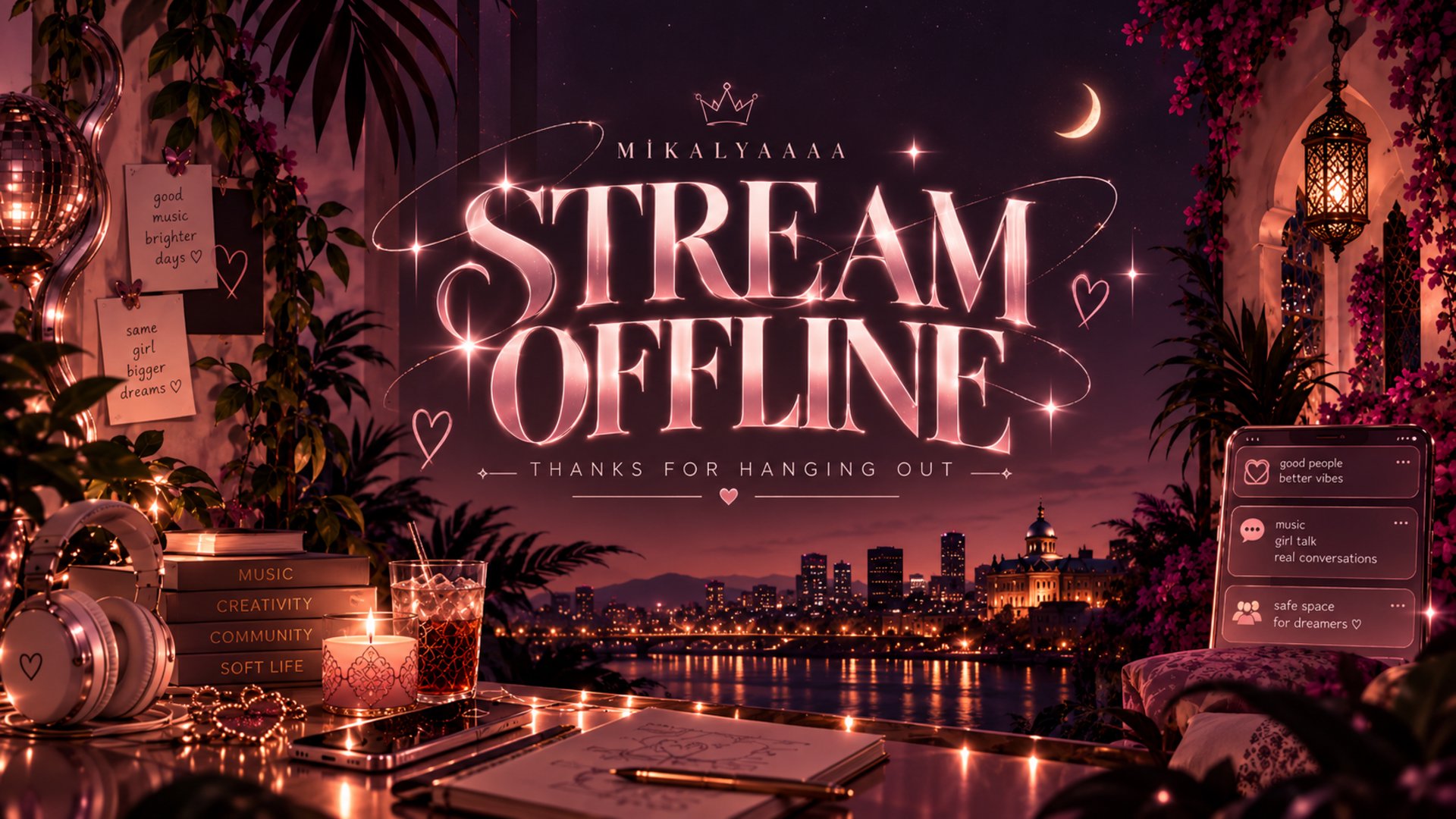 Mikalyaaaa Offline Background