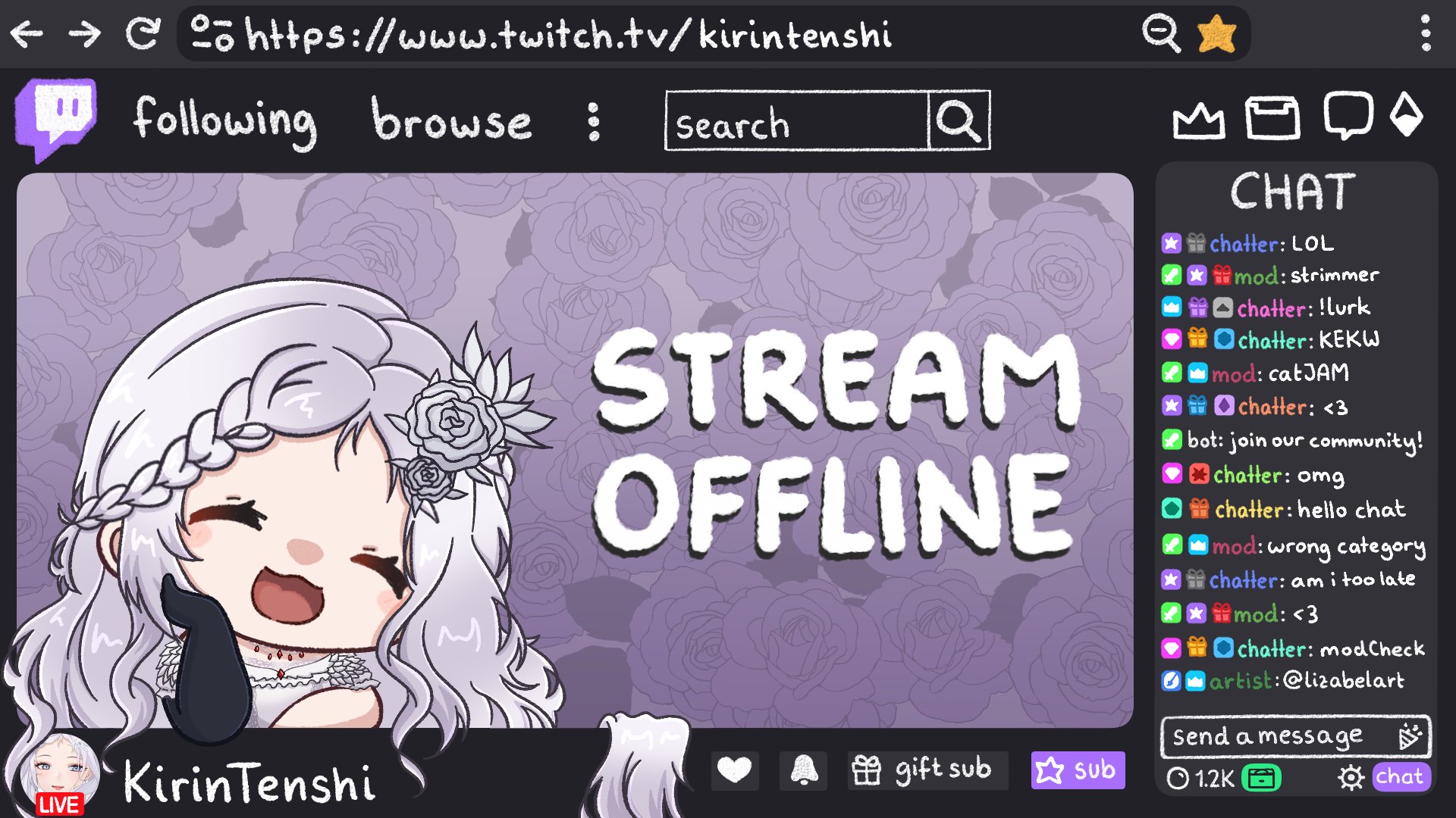 KirinTenshi Offline Background