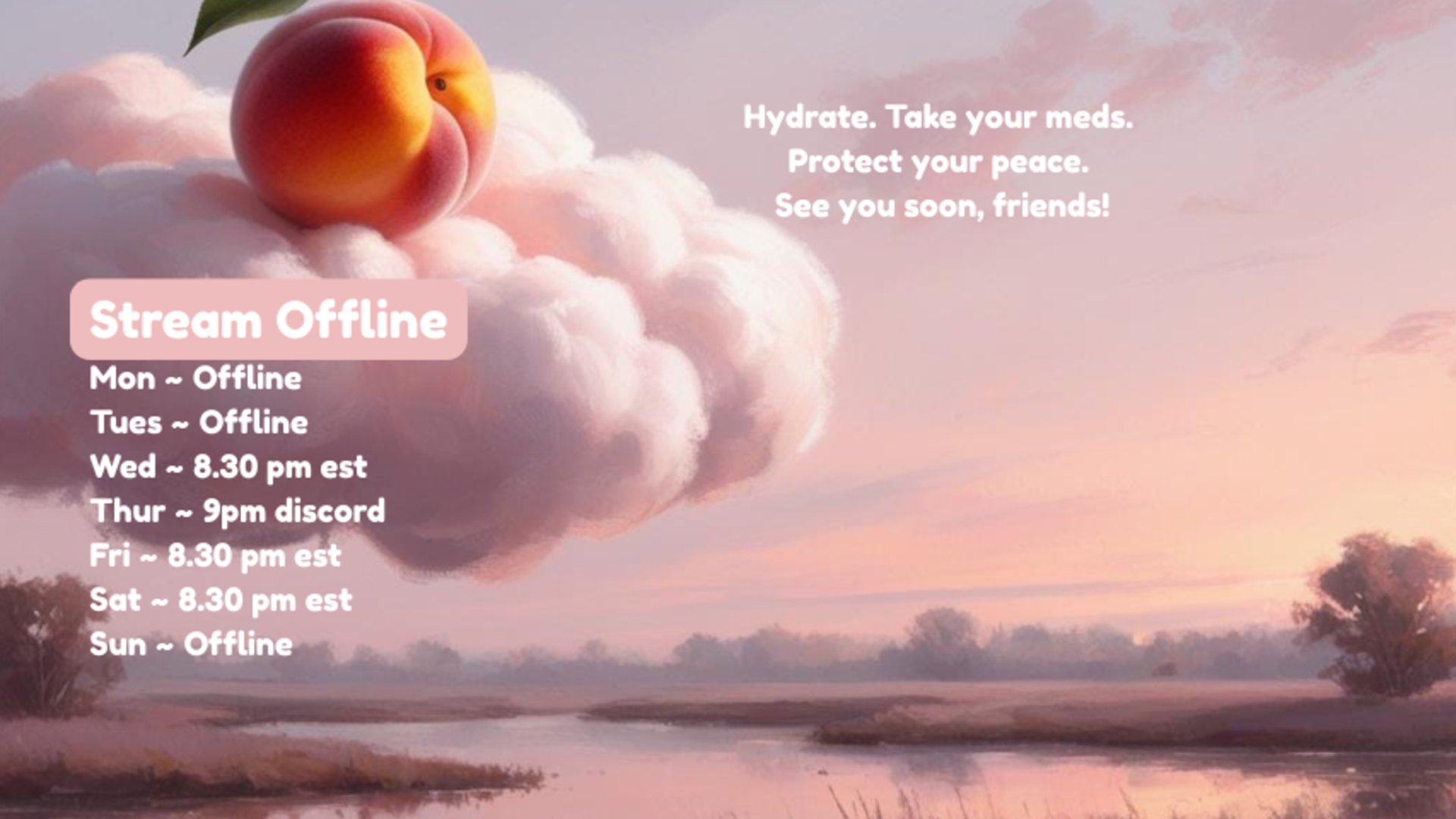 PeachyMoon27 Offline Background