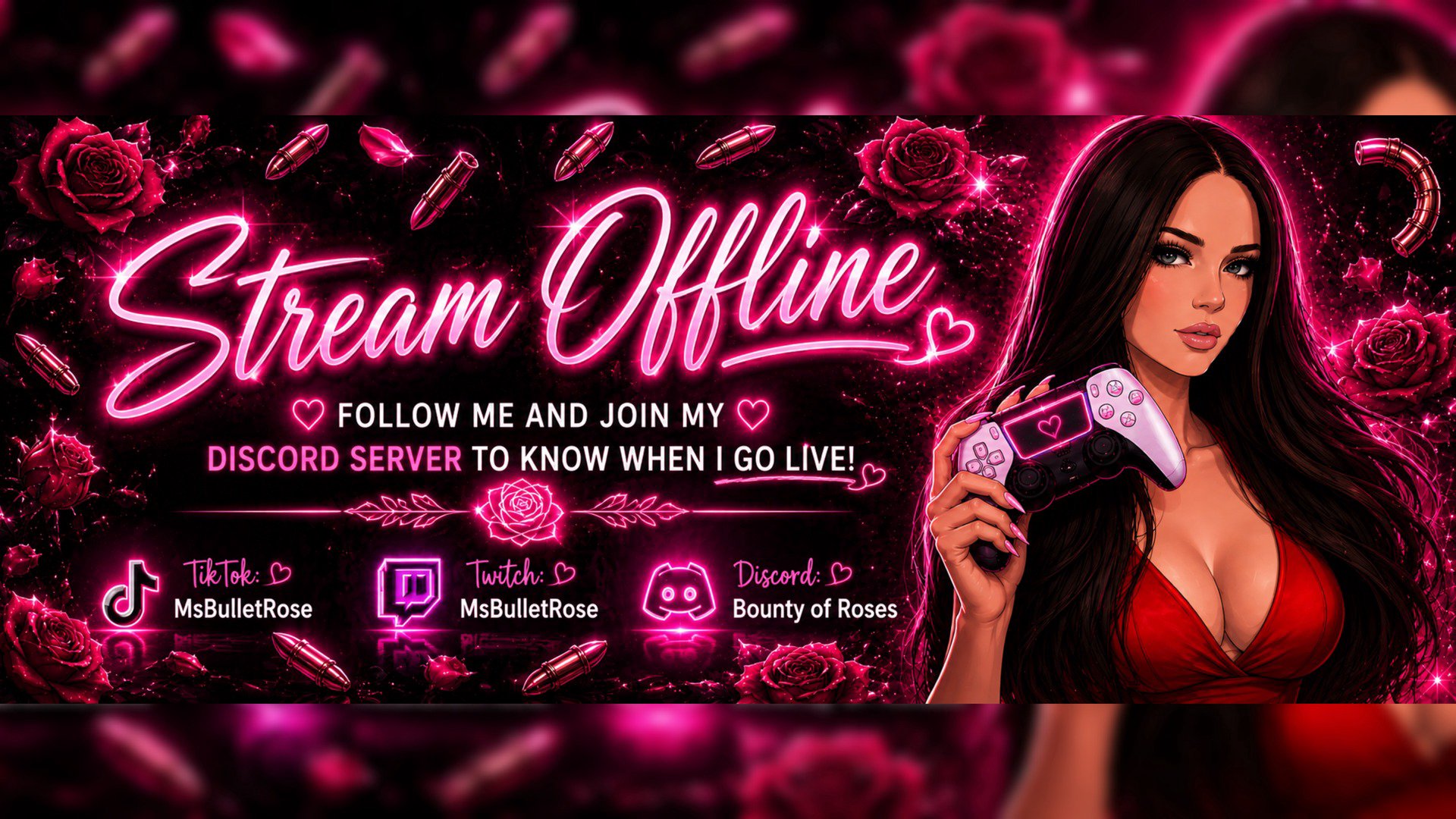 MsBulletRose Offline Background