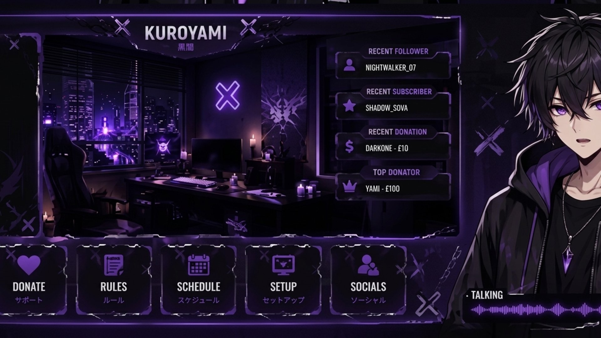 kuroyami_tv Offline Background