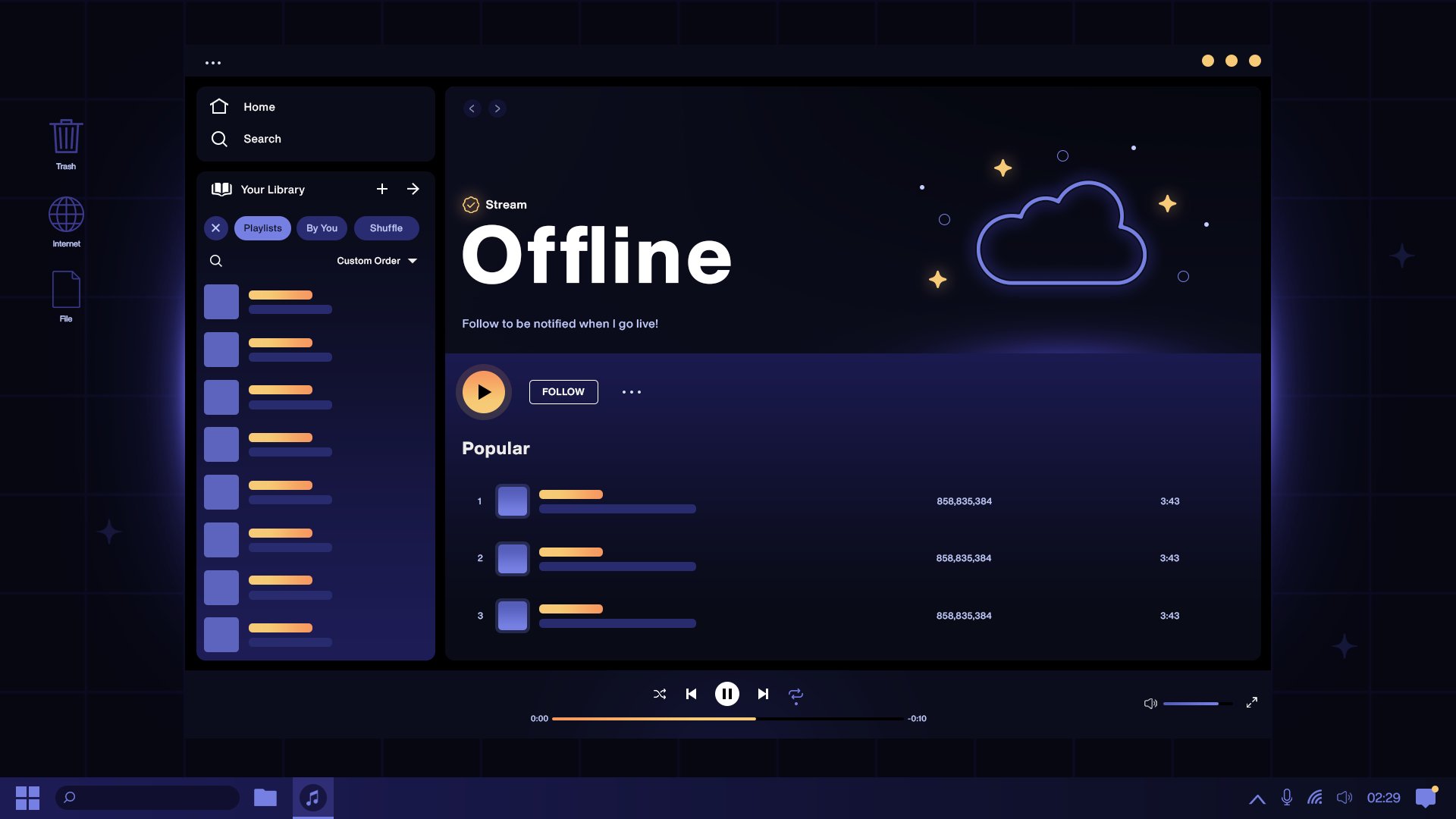 myss_laula Offline Background