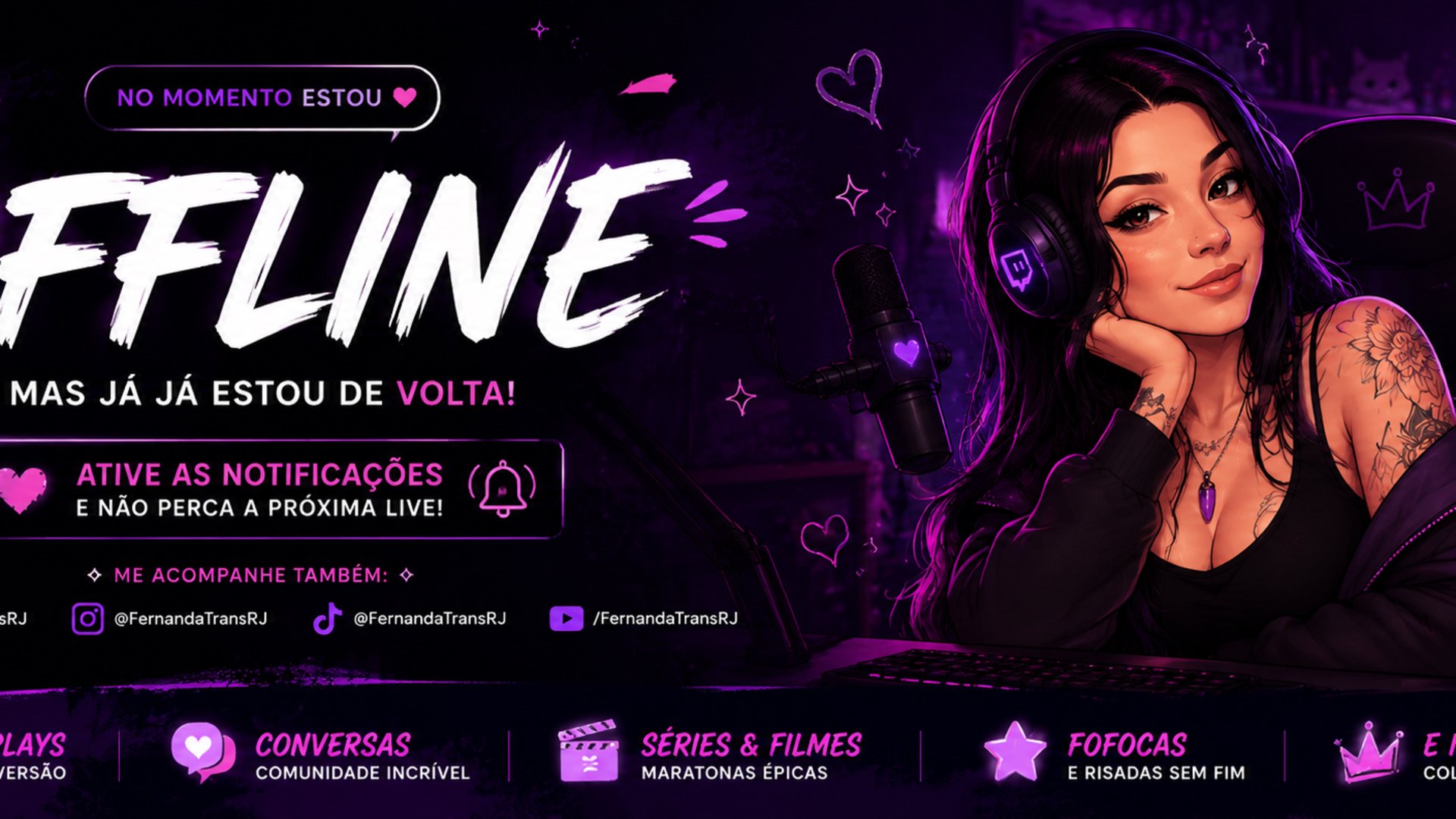 FernandaTransRJ Offline Background