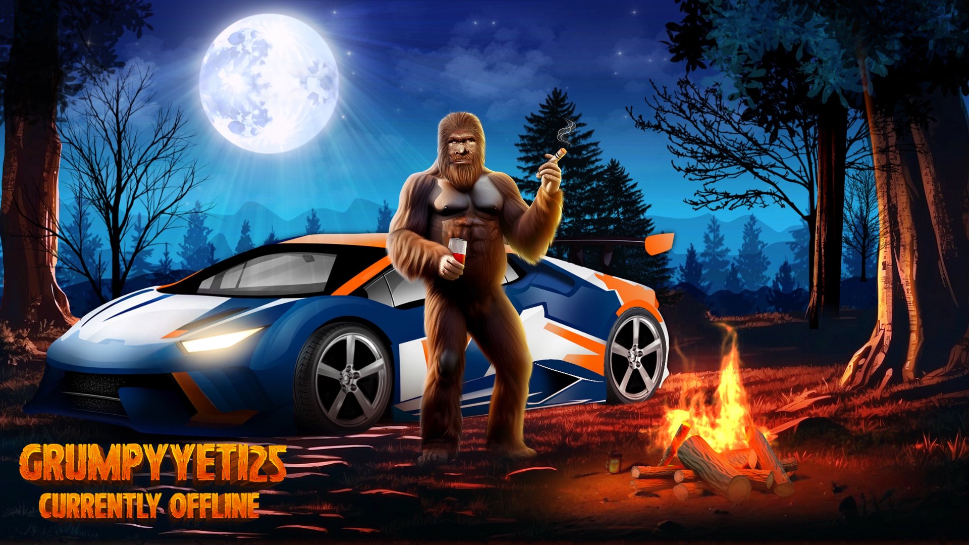 GrumpyYeti25 Offline Background