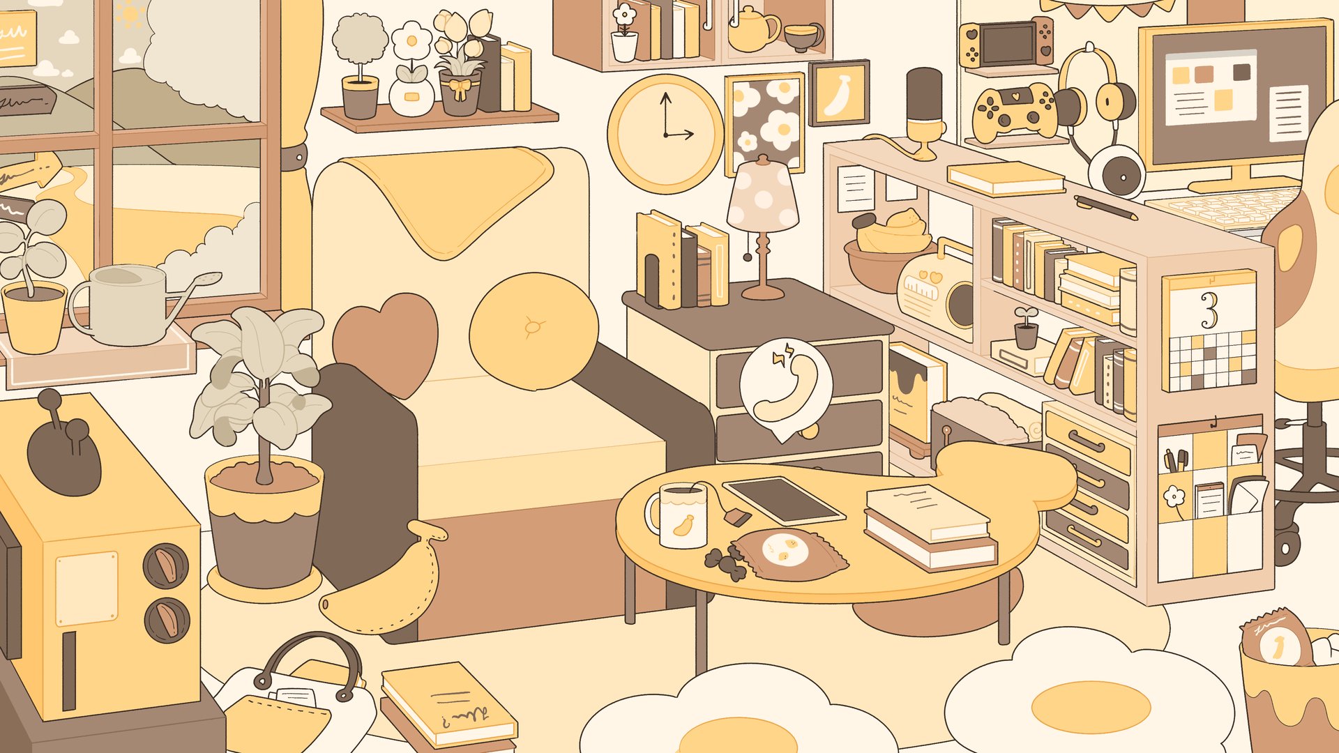 蕉バナ Offline Background