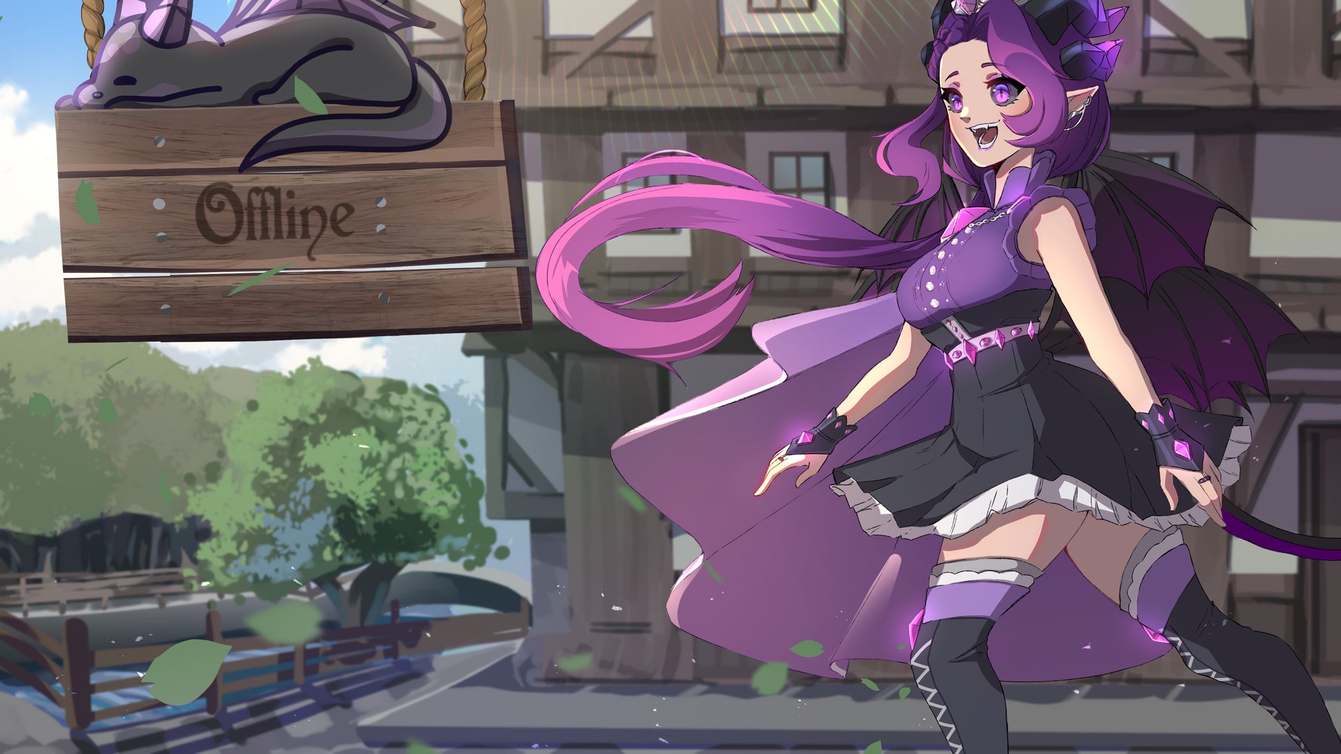 DragonsFae Offline Background