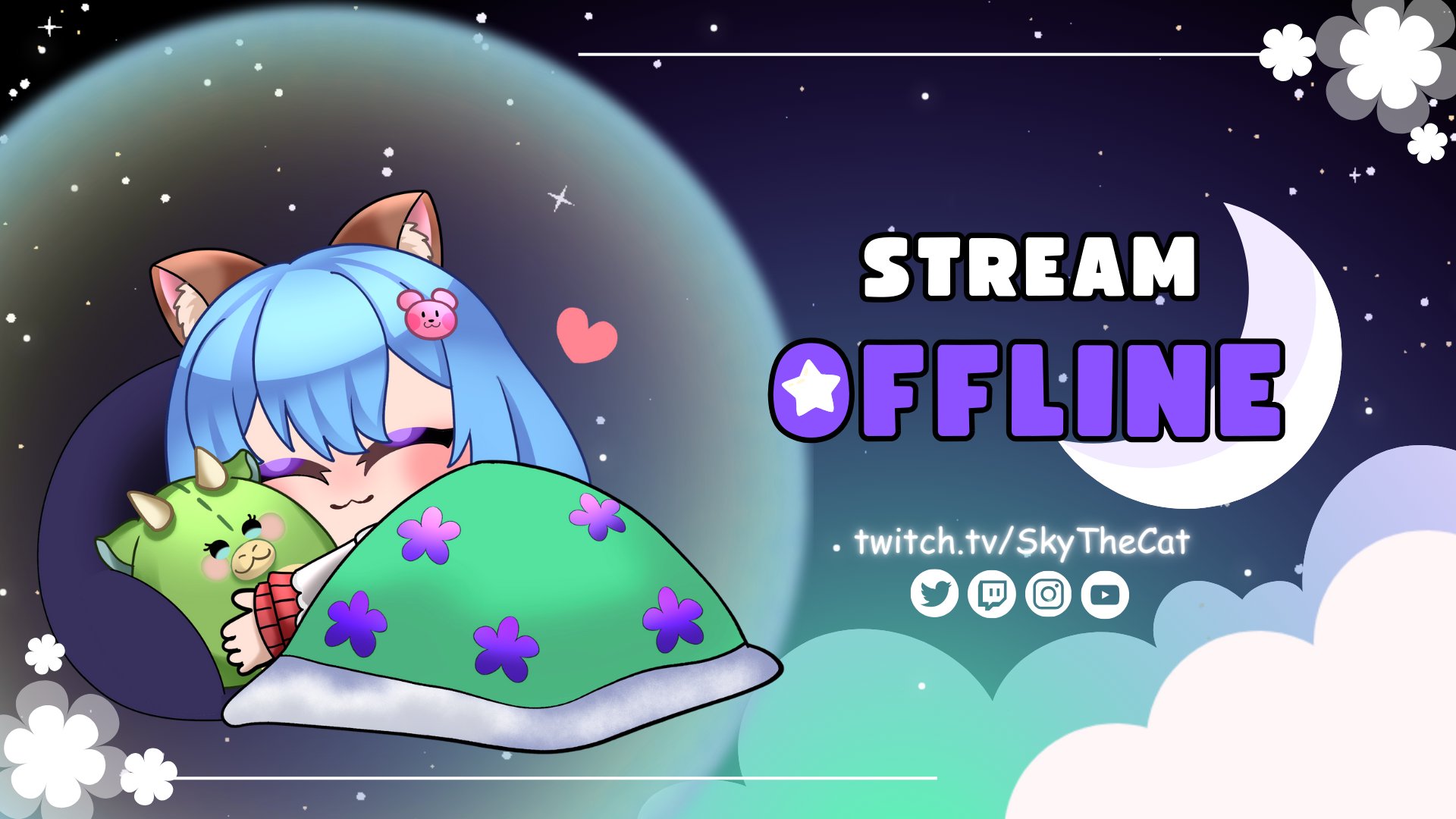 SkyTheCat Offline Background