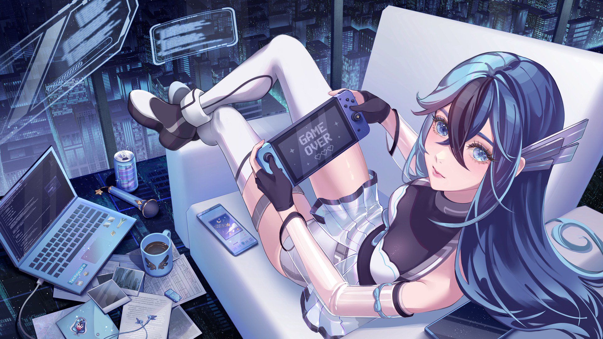 Technoire Offline Background