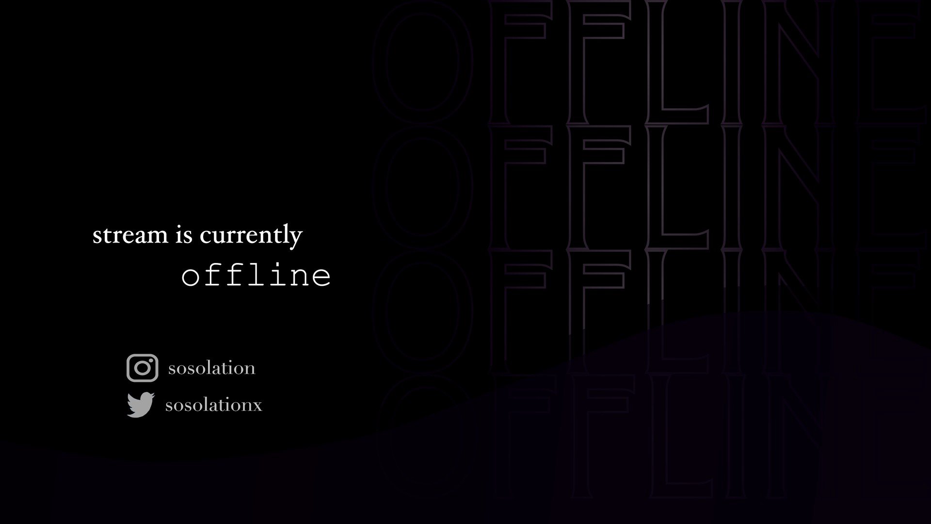 sosolation Offline Background