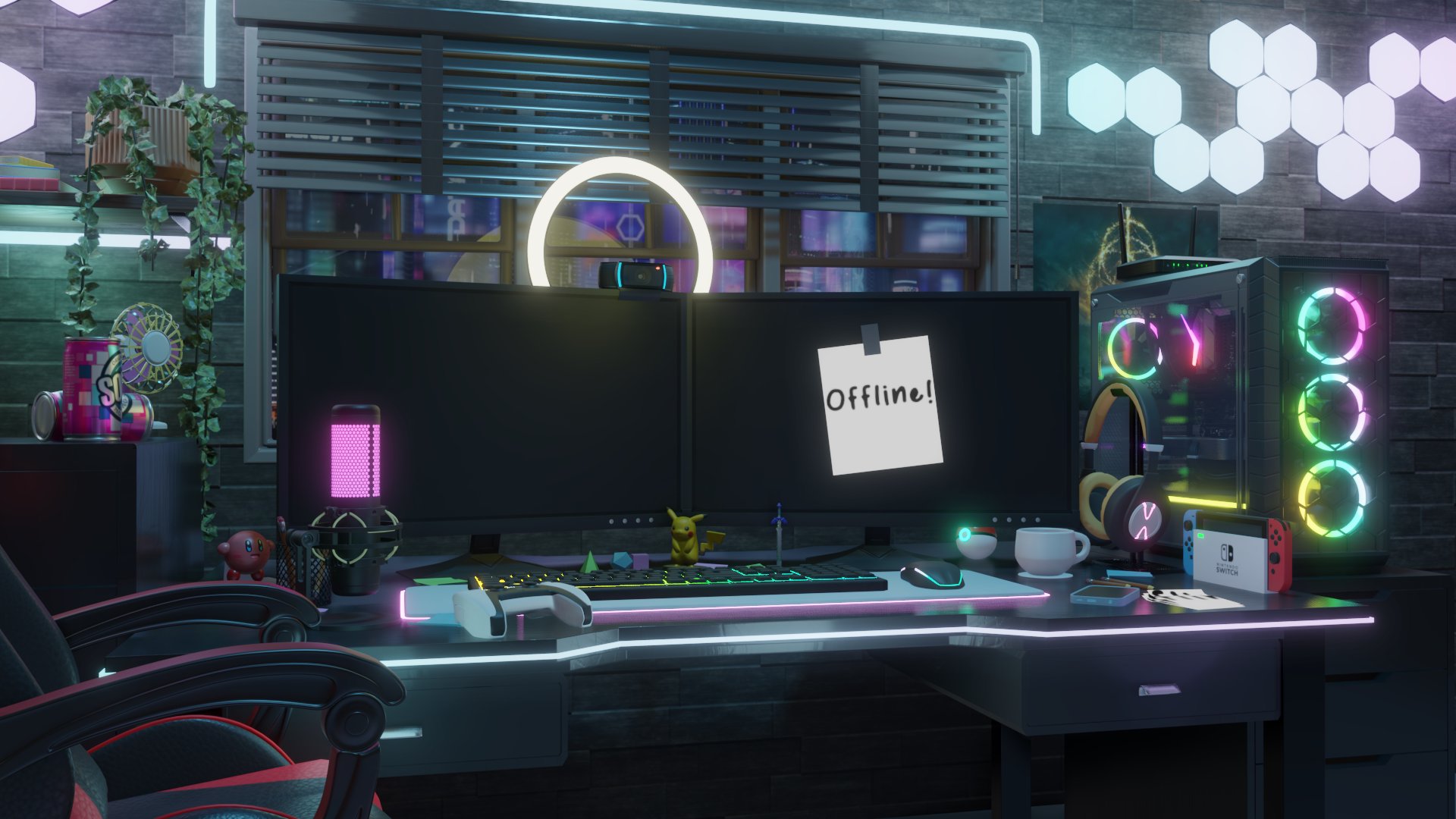 n00LAN Offline Background