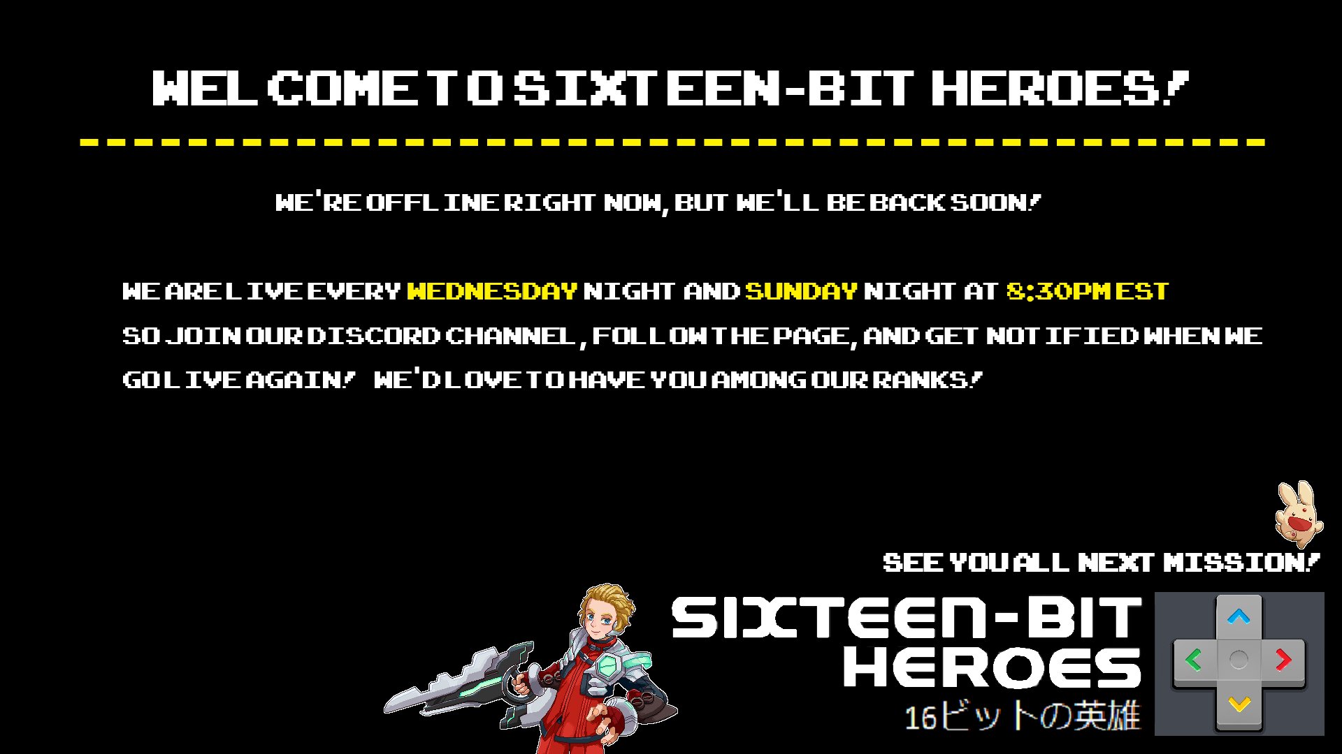 sixteenbitheroes Offline Background
