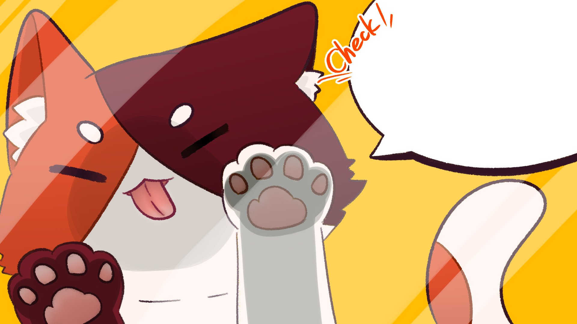 がらにゃん Offline Background