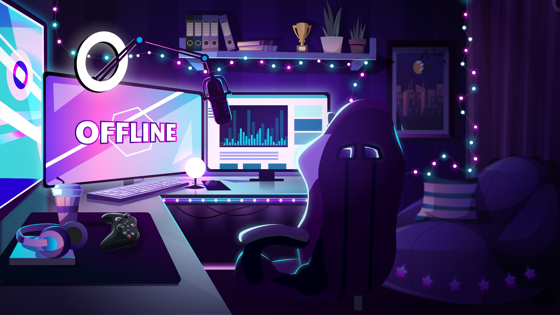 kiwijessttv Offline Background