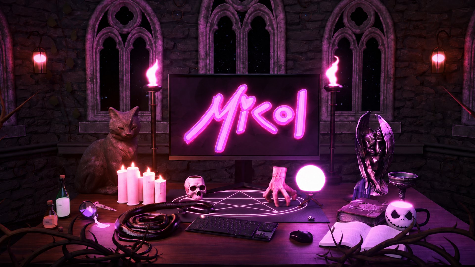 MicolMichiko Offline Background