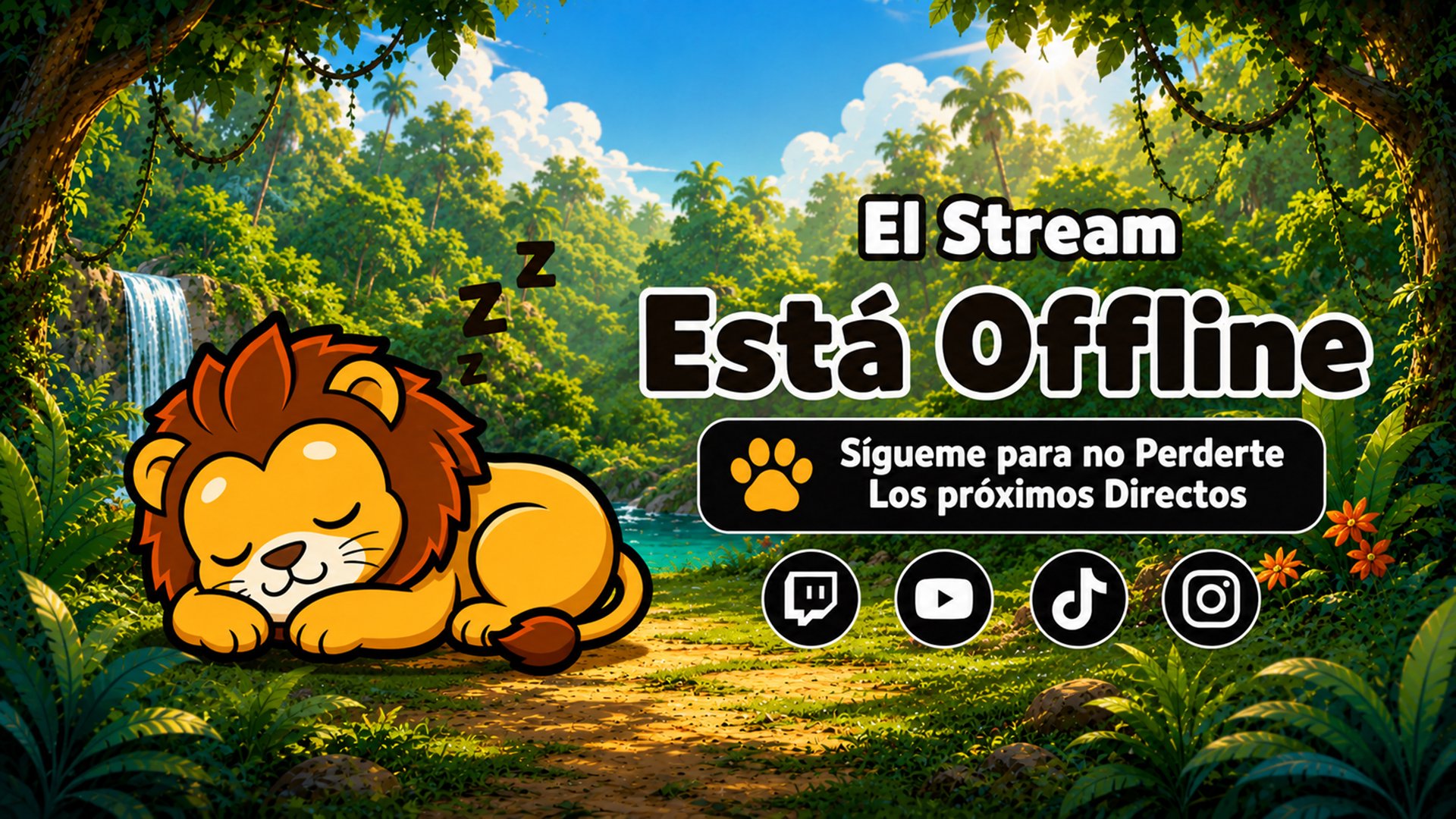 TebanTheLion Offline Background