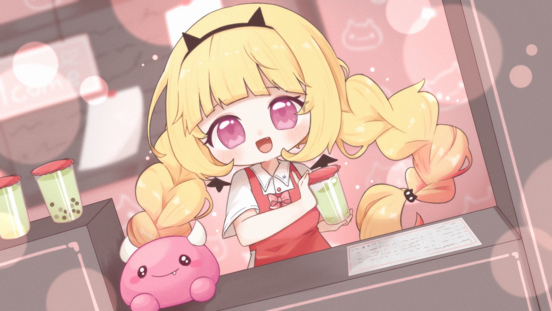 牛奶就是綠茶牛奶 Offline Background