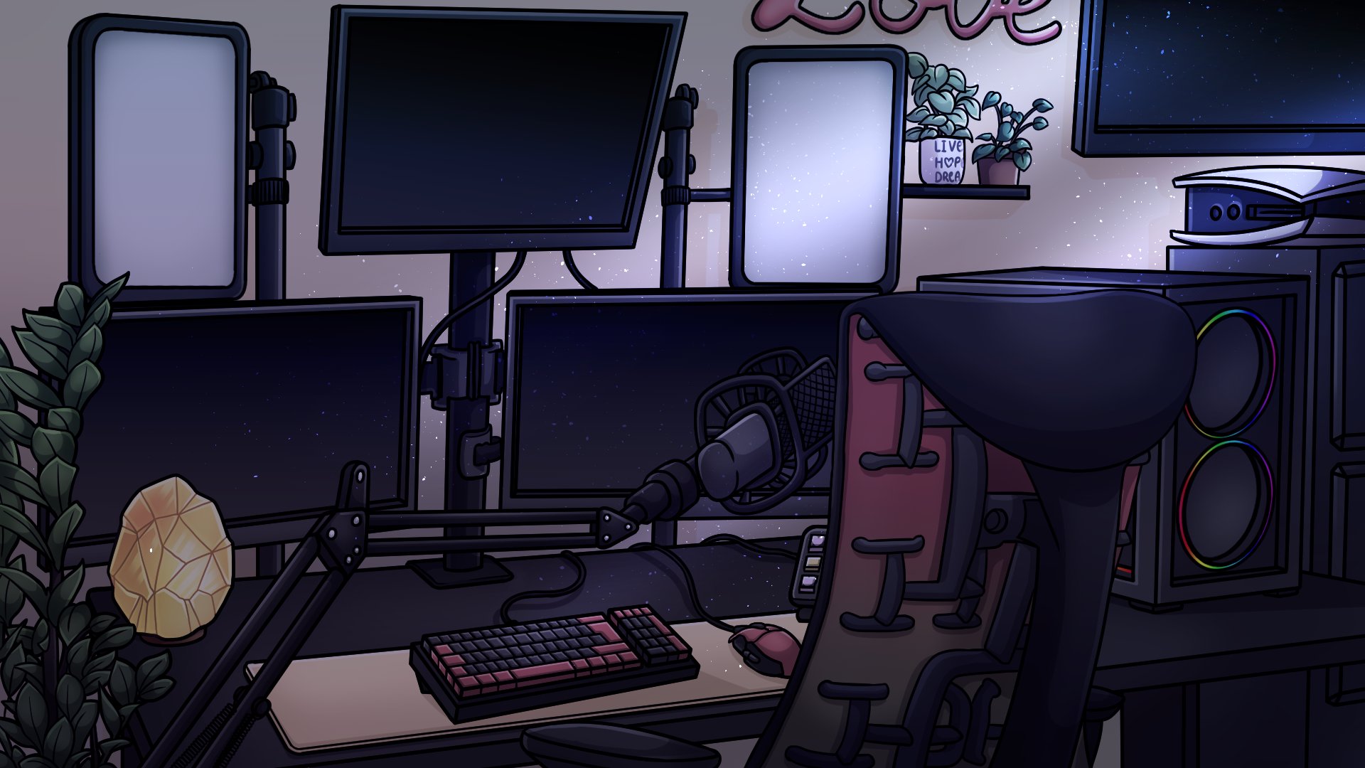 MsAshRocks Offline Background