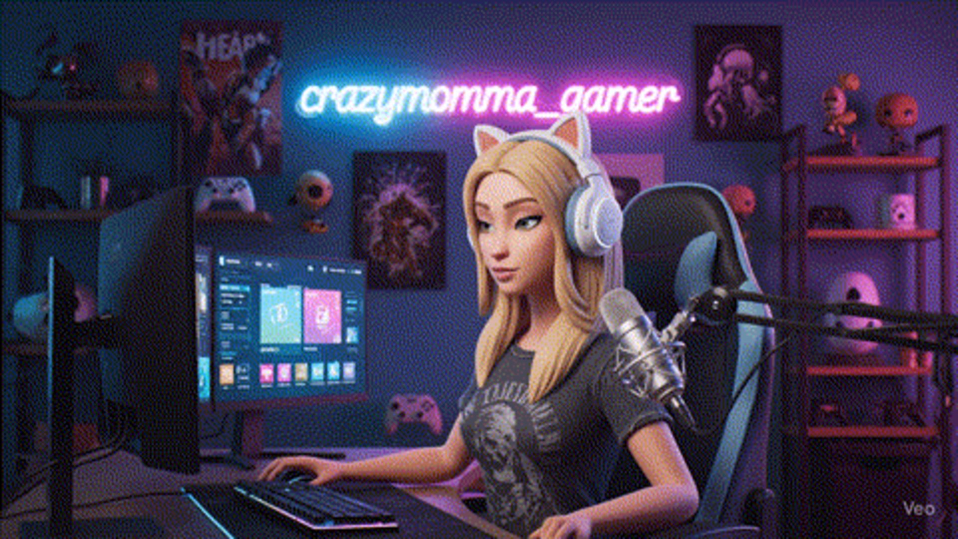 crazymomma_gamer Offline Background