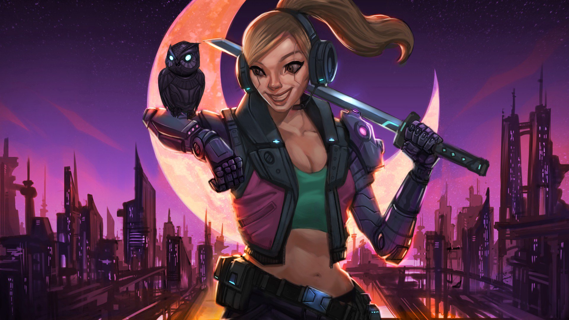 LunaCroft Offline Background
