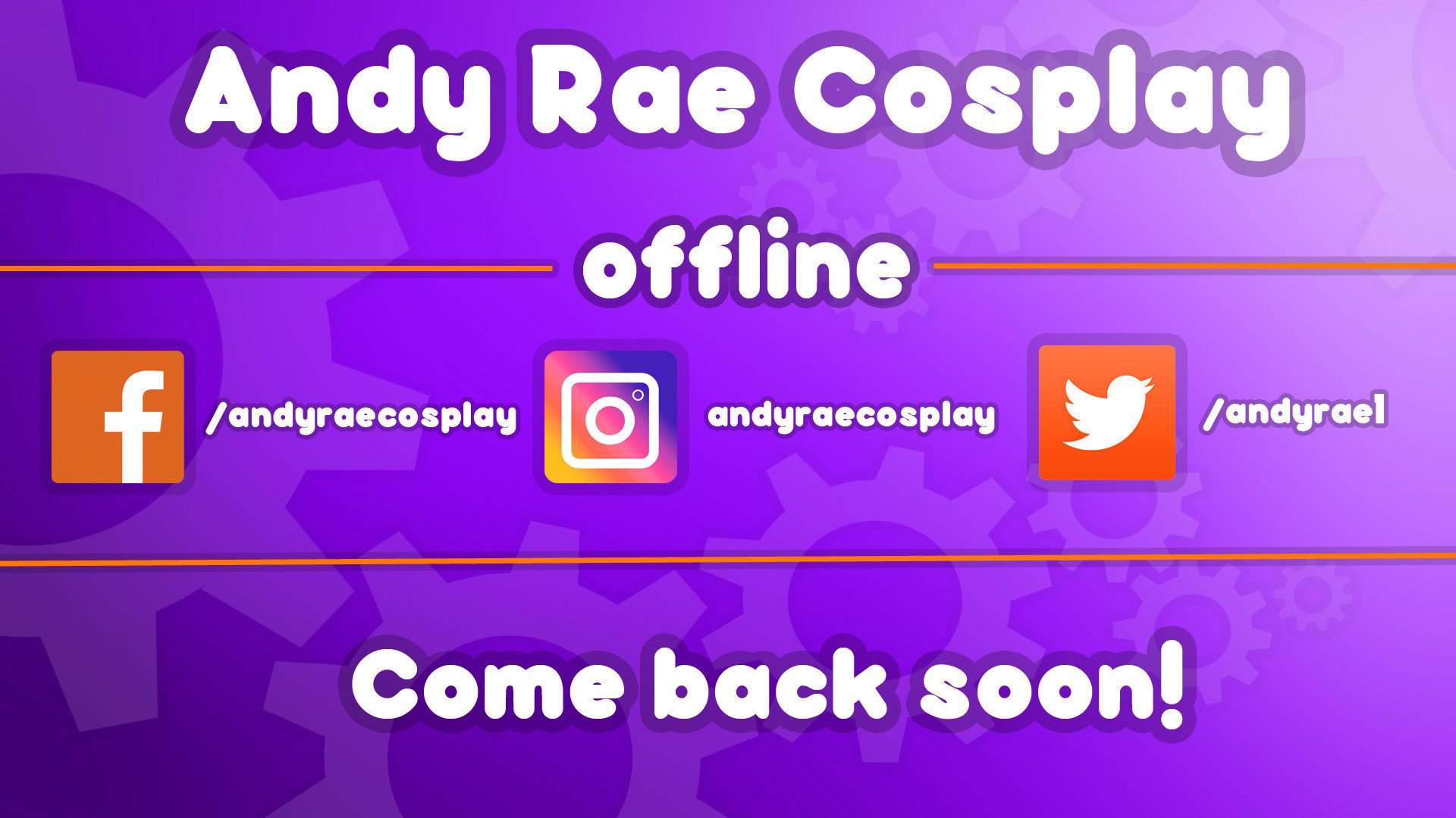 AndyRaeCosplay Offline Background