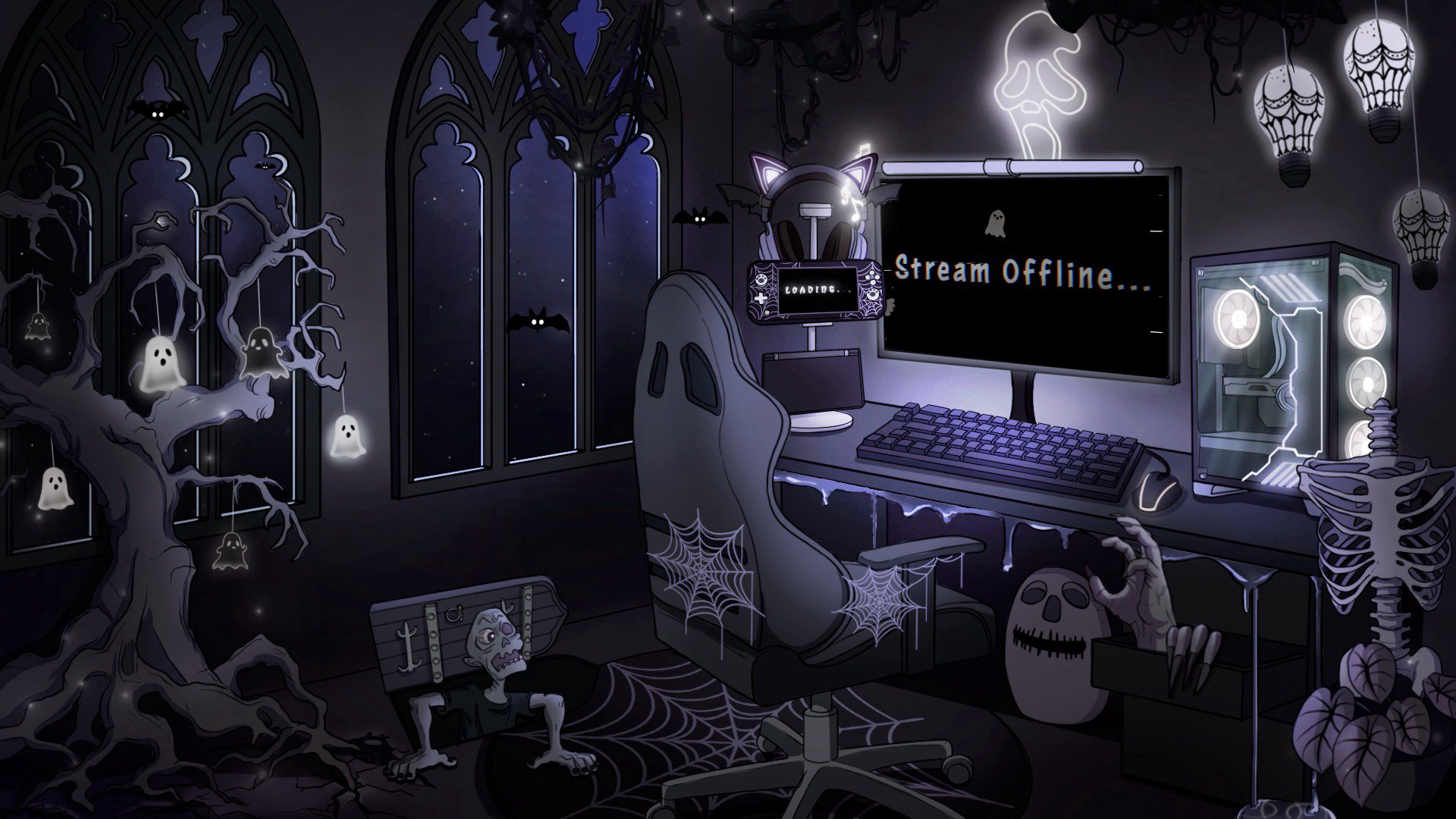 AwkwardSelkie Offline Background