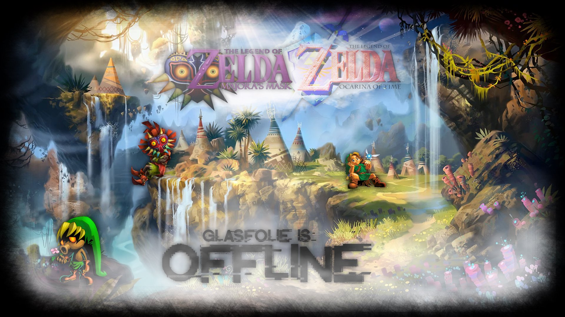 Glasfolie Offline Background