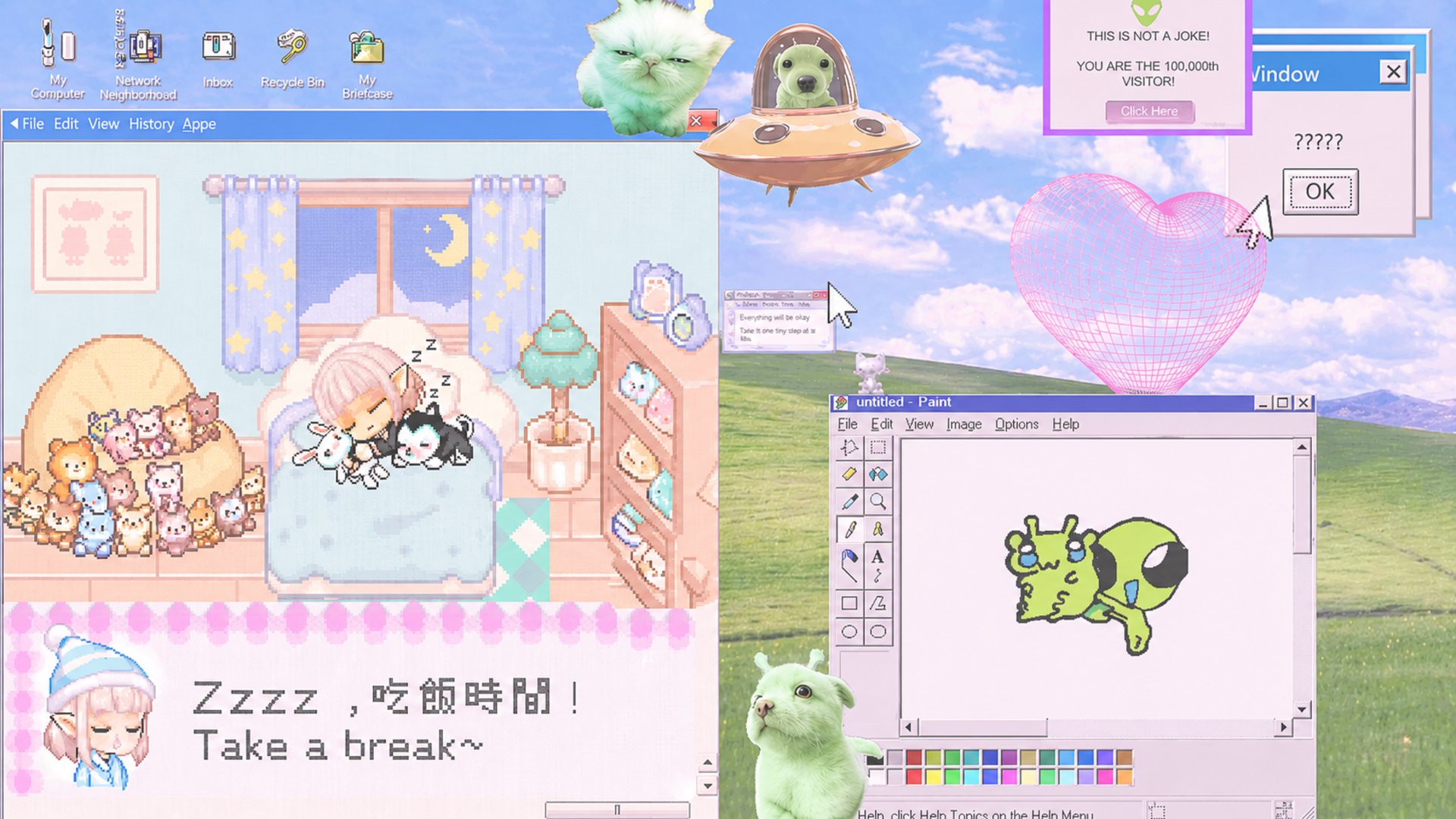 日日月月404 Offline Background