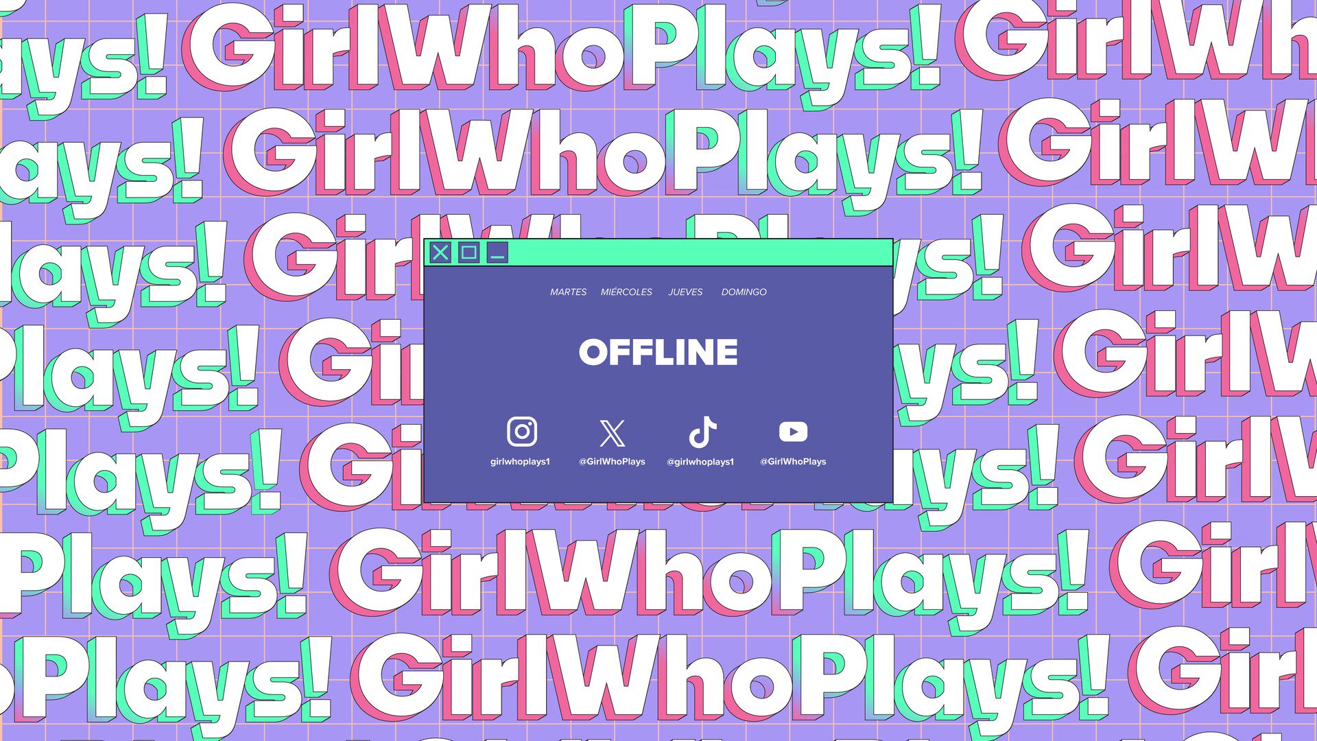 GirlWhoPlays Offline Background