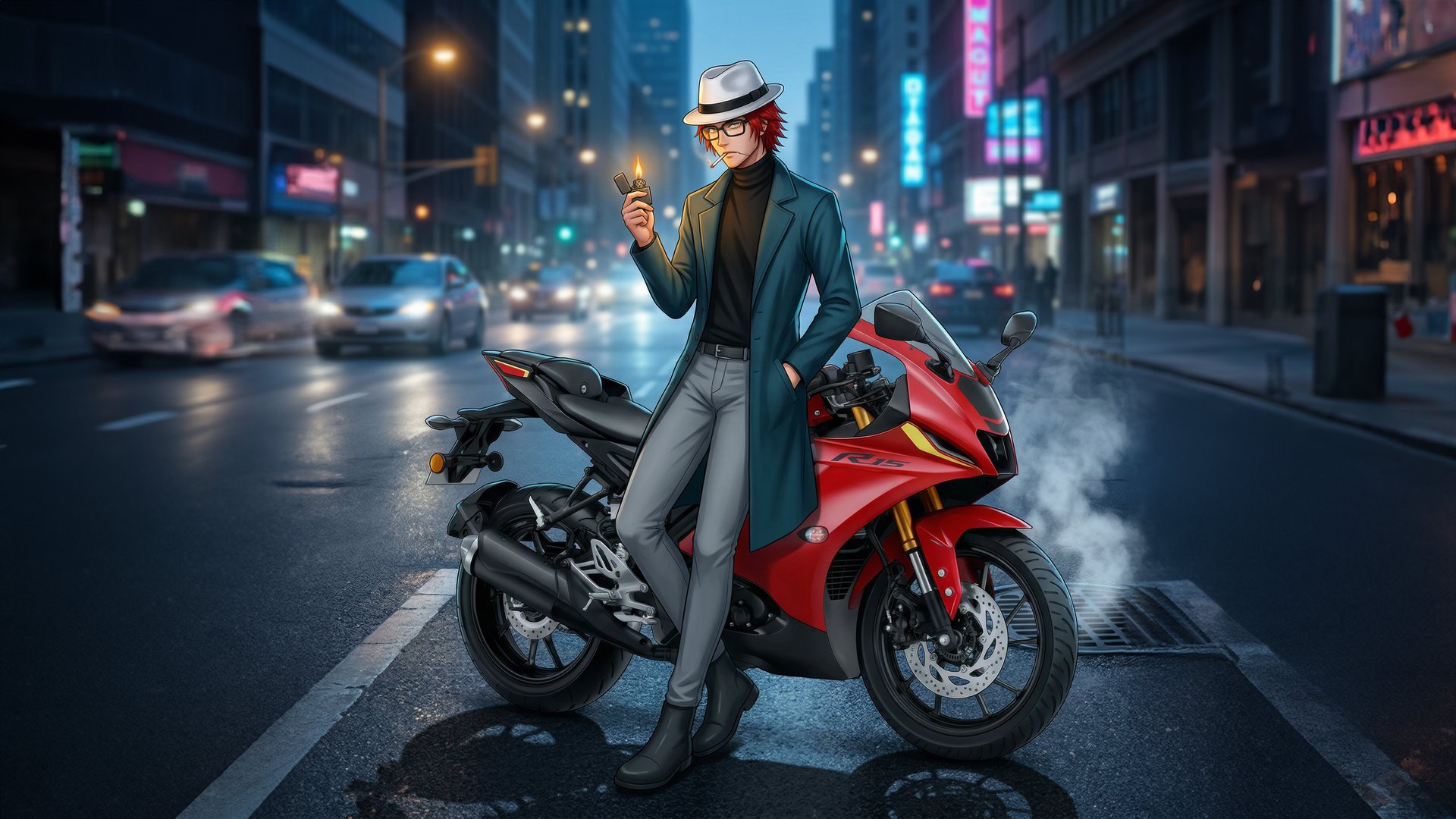 修車麟阿麟 Offline Background
