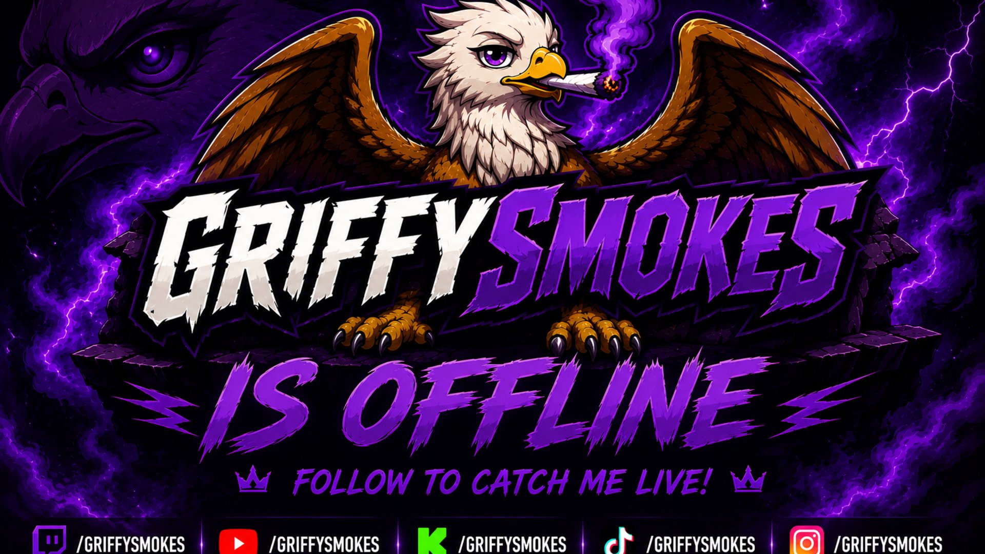 GriffySmokes Offline Background
