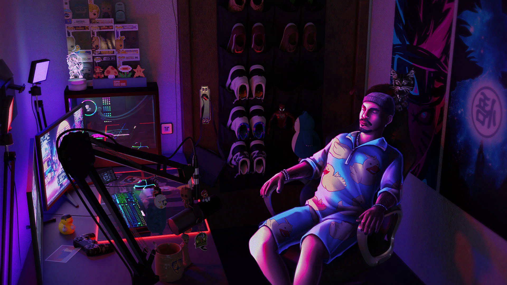 Laxxuz Offline Background