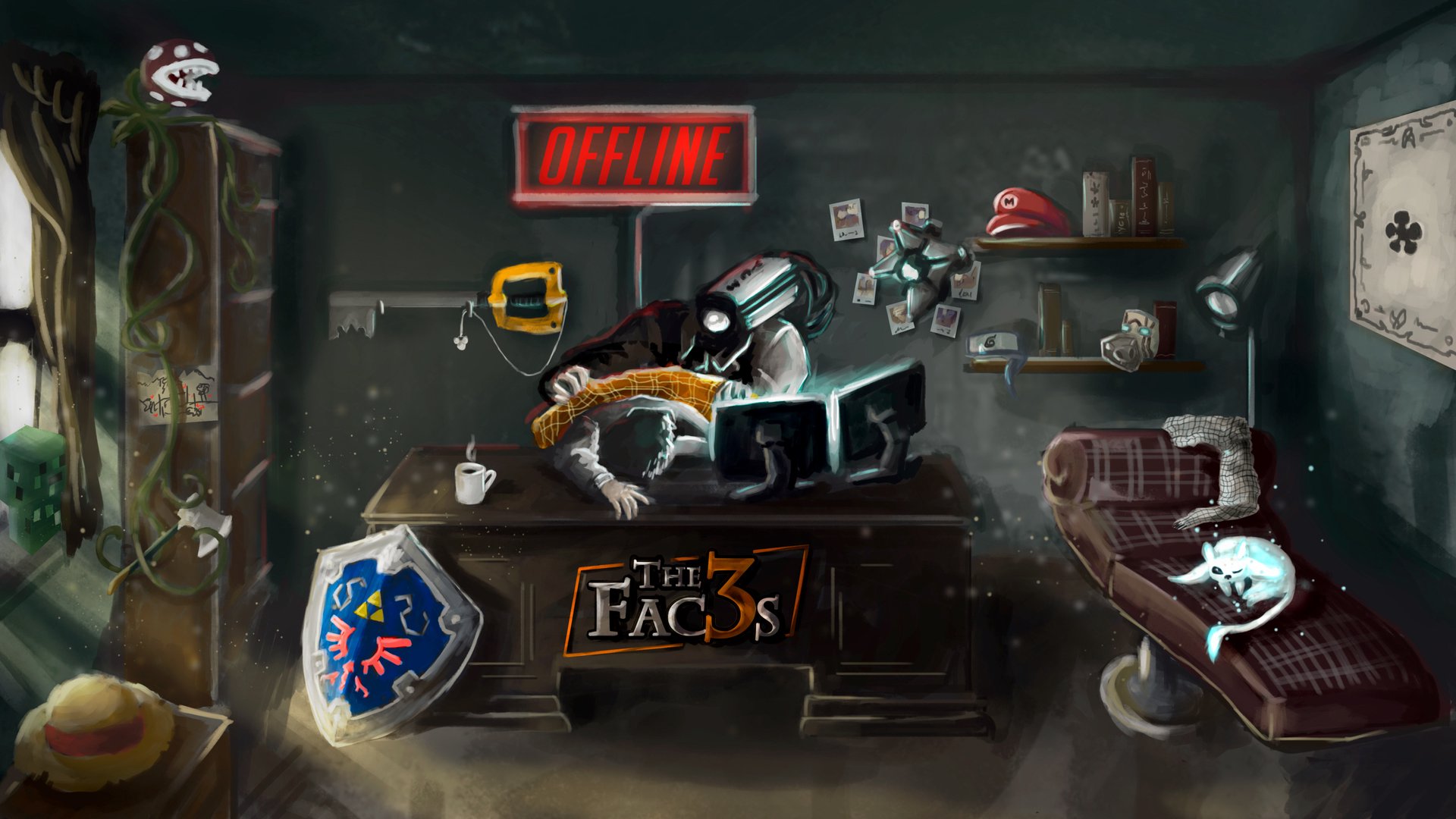 The3Faces Offline Background