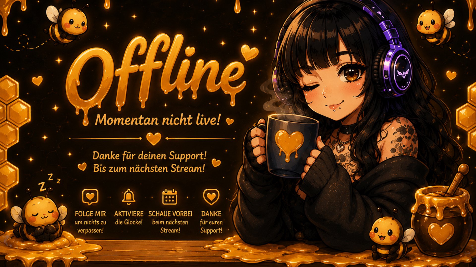 Honeym0on_Inked Offline Background