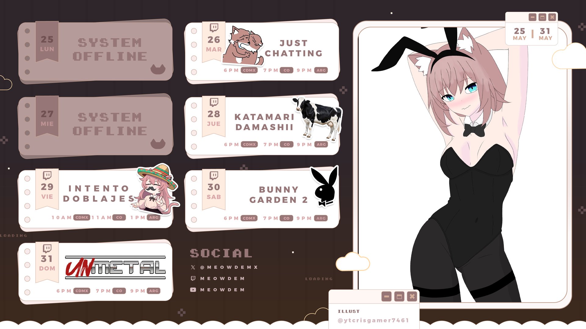 MeowDem Offline Background