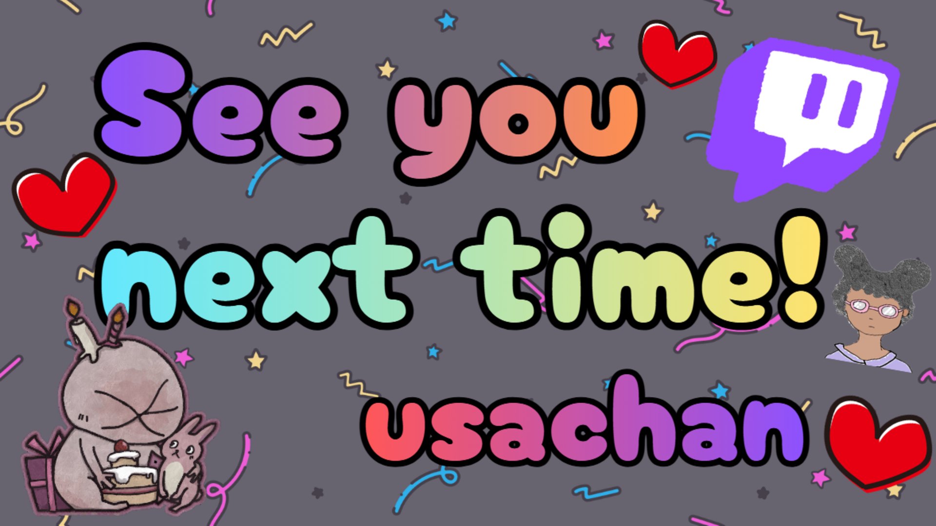 うさちゃん_ Offline Background