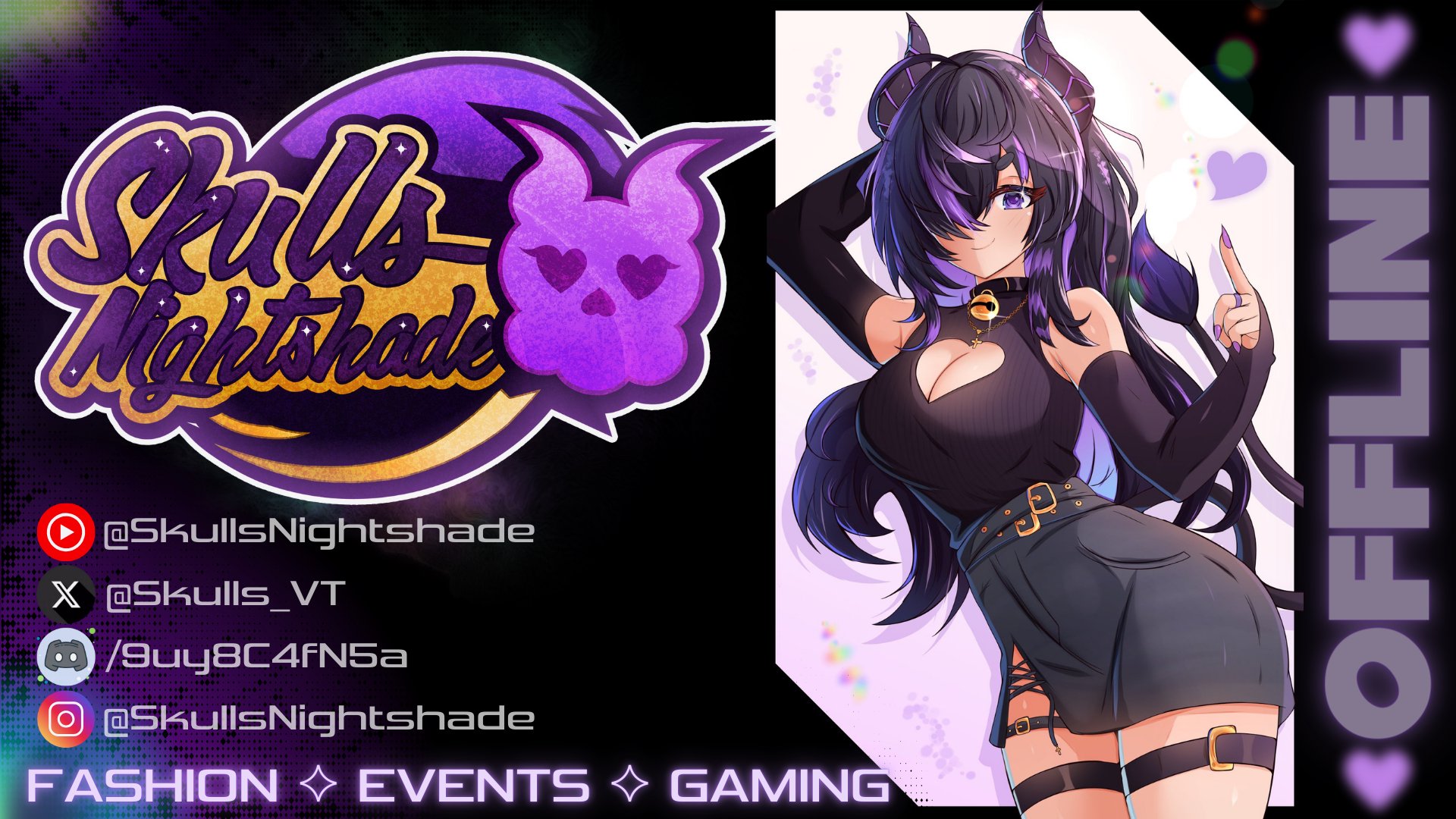 SkullsNightshade Offline Background