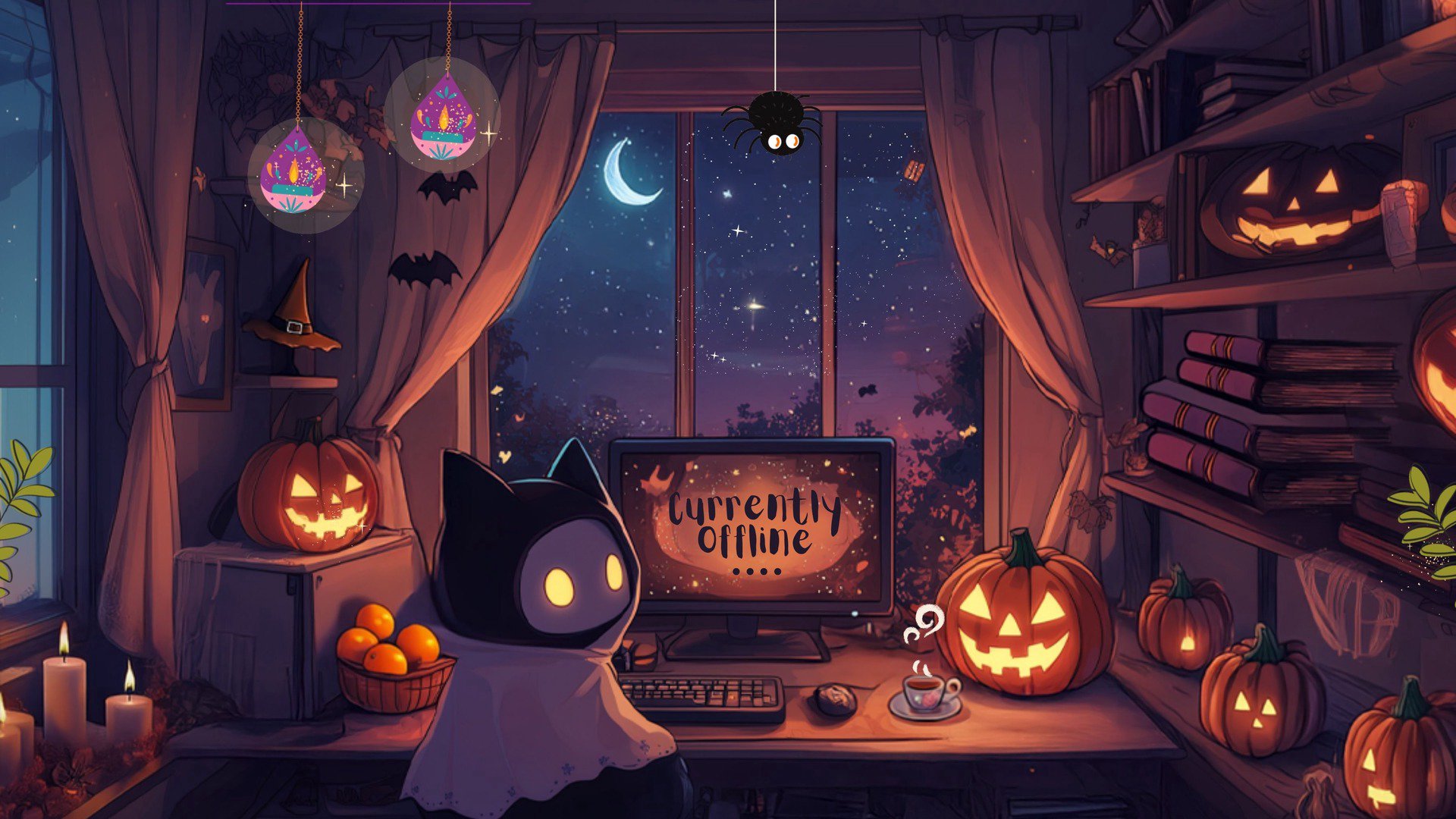 HauntedbyAlice Offline Background